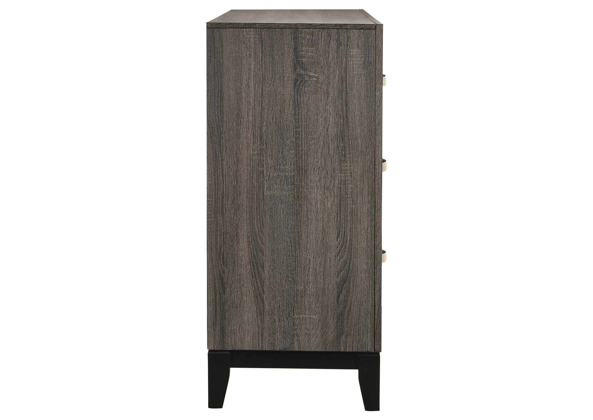 Watson 6-drawer Dresser Grey Oak and Black,Coaster Furniture