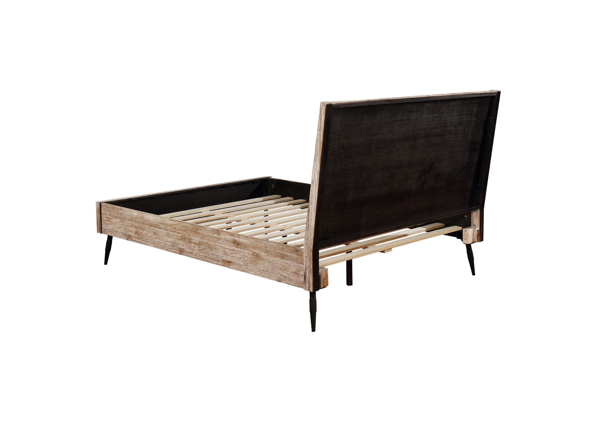 Marlow Eastern King Platform Bed Rough Sawn Multi,Coaster Furniture