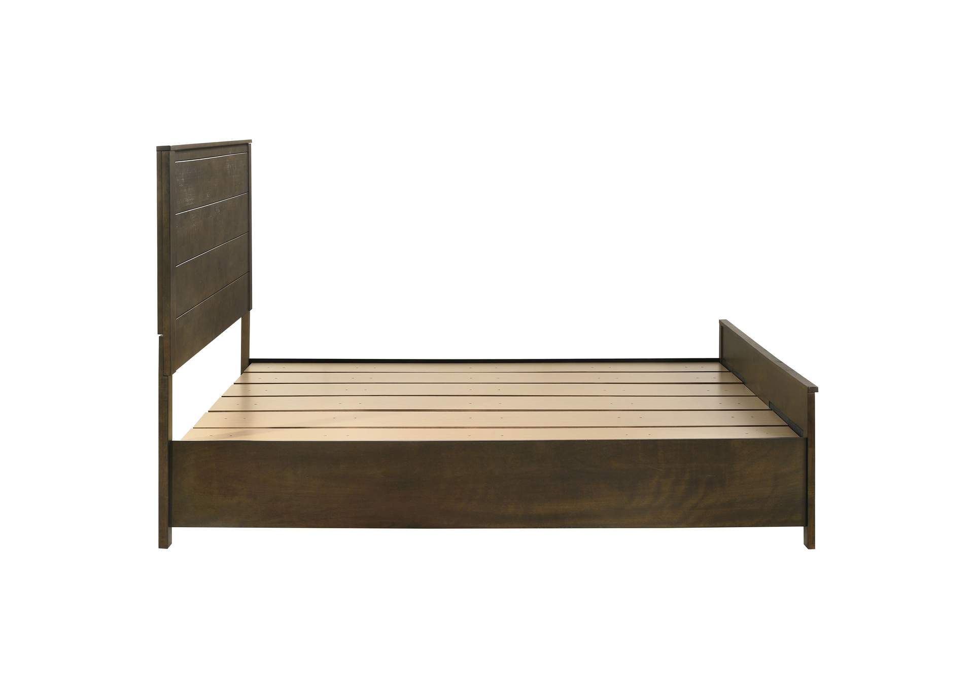 Woodmont Eastern King Storage Bed Rustic Golden Brown,Coaster Furniture