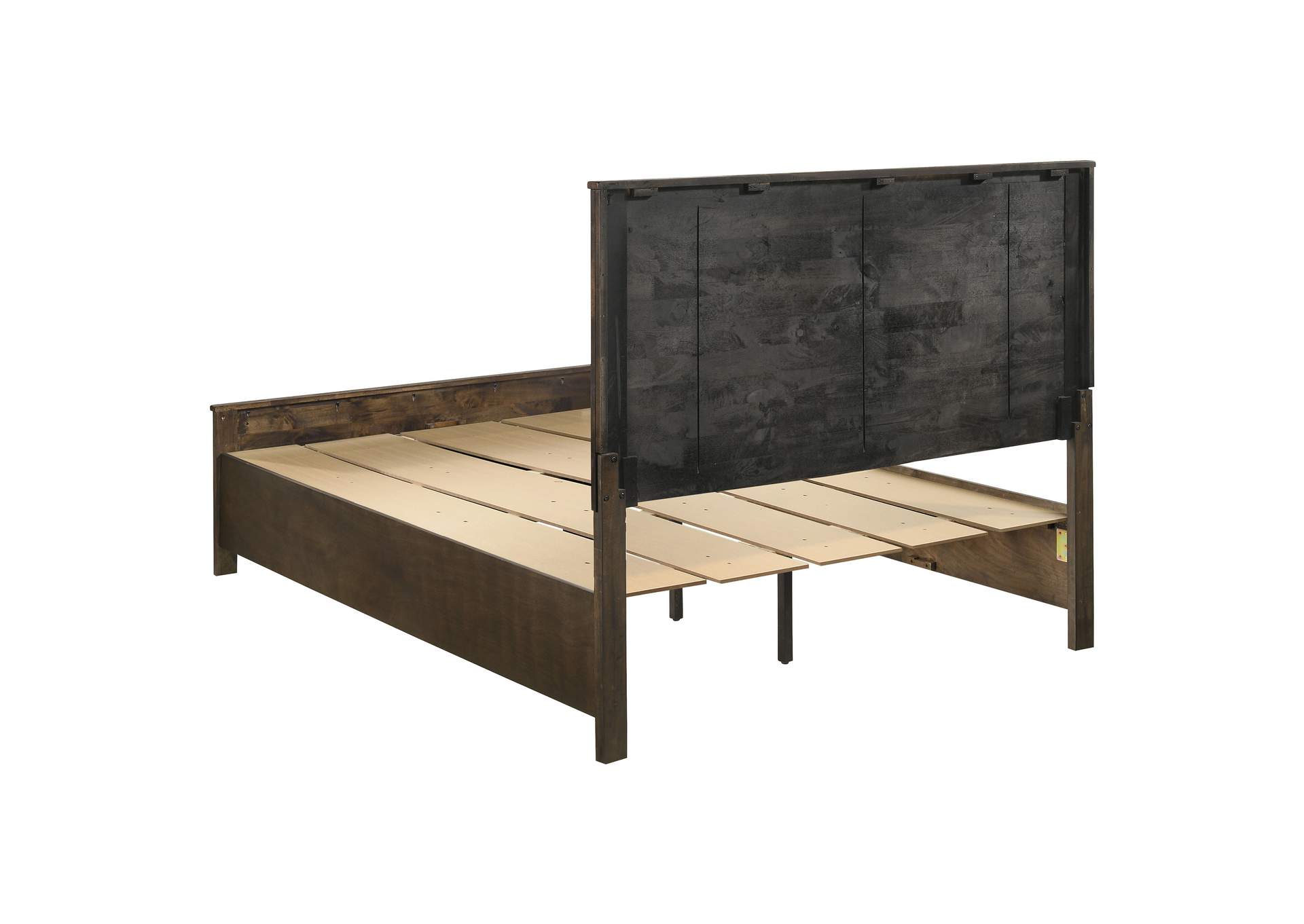 Woodmont Queen Storage Bed Rustic Golden Brown,Coaster Furniture