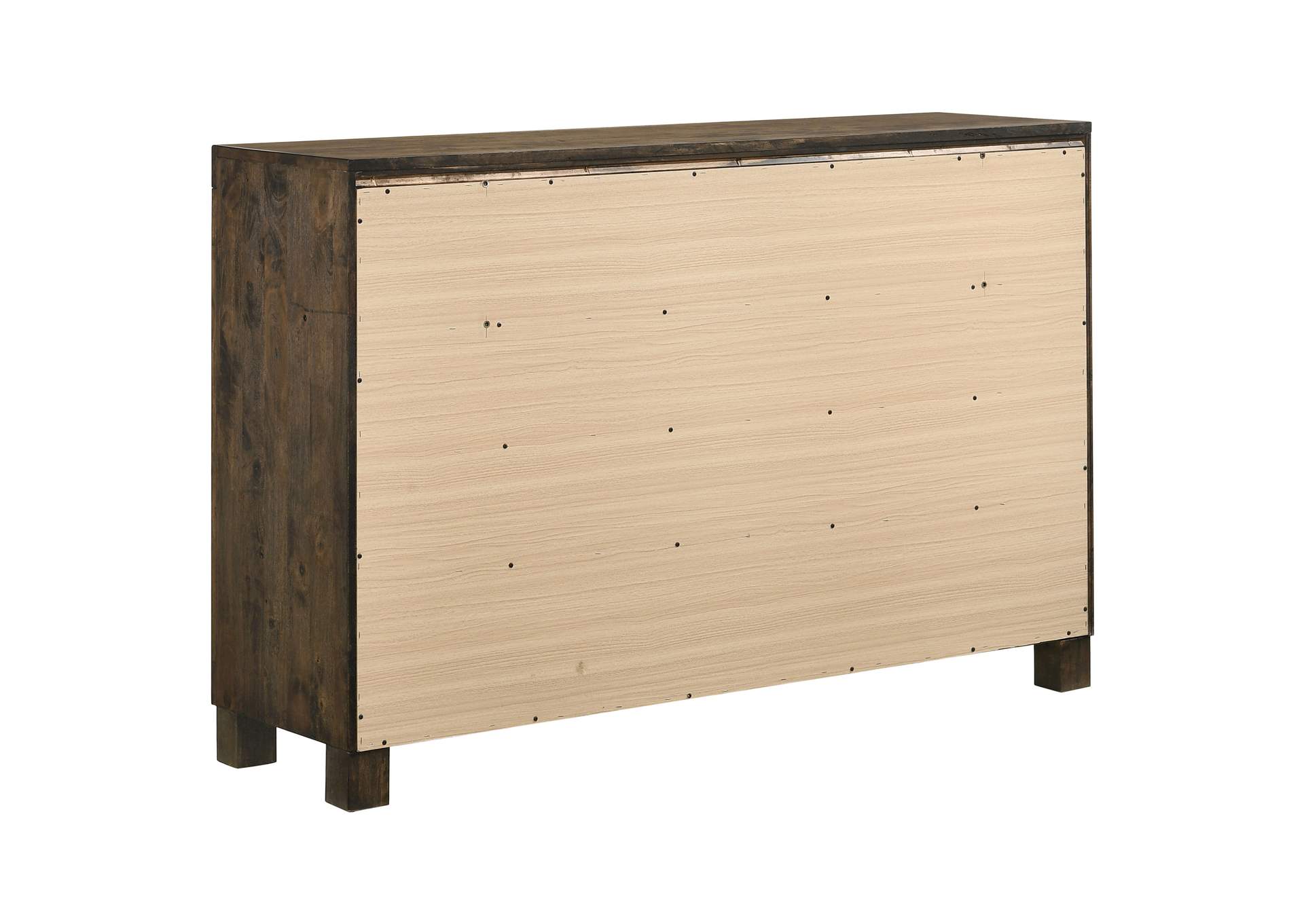 Woodmont 8-drawer Dresser Rustic Golden Brown,Coaster Furniture