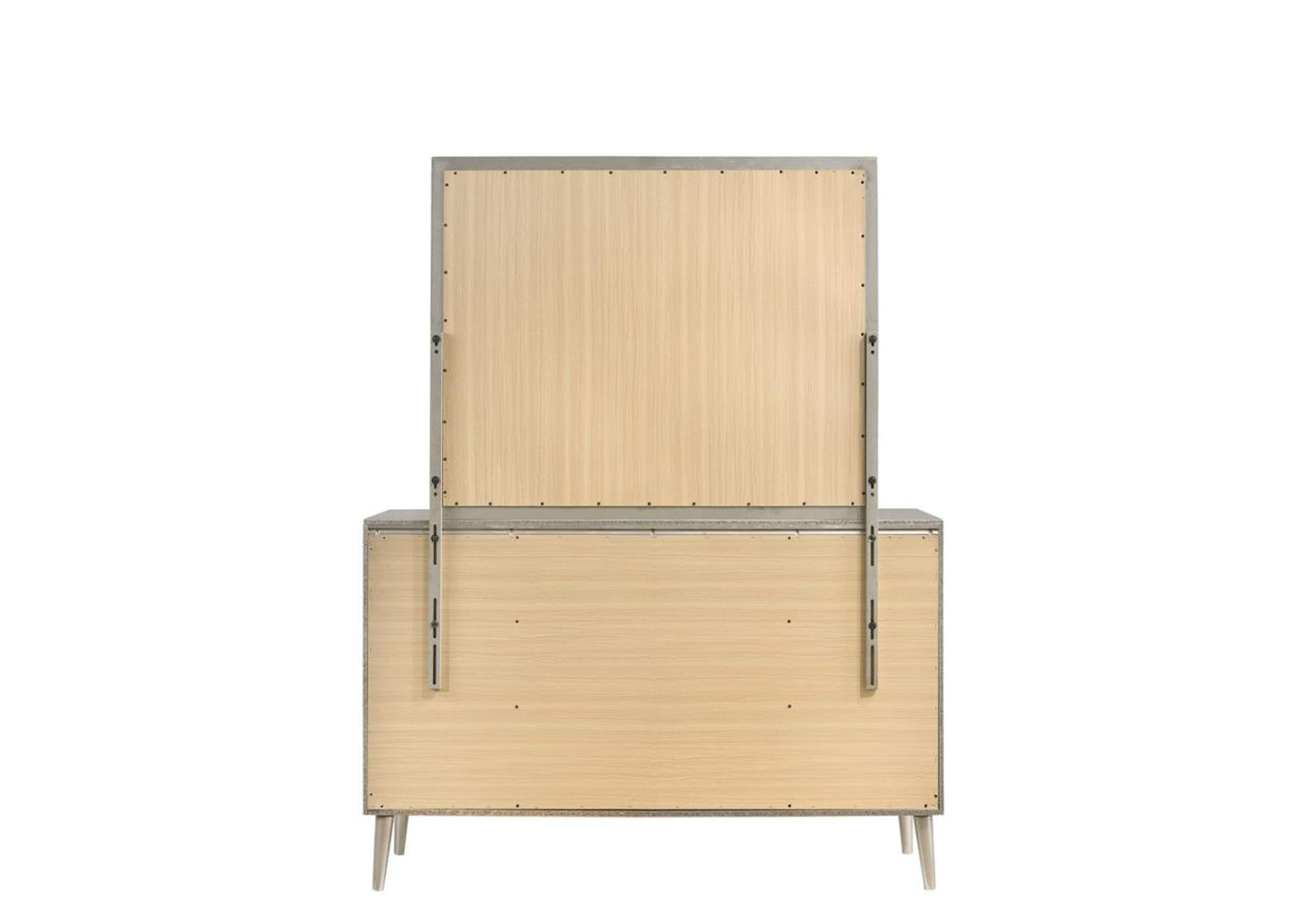 Ramon 6-drawer Dresser Metallic Sterling,Coaster Furniture
