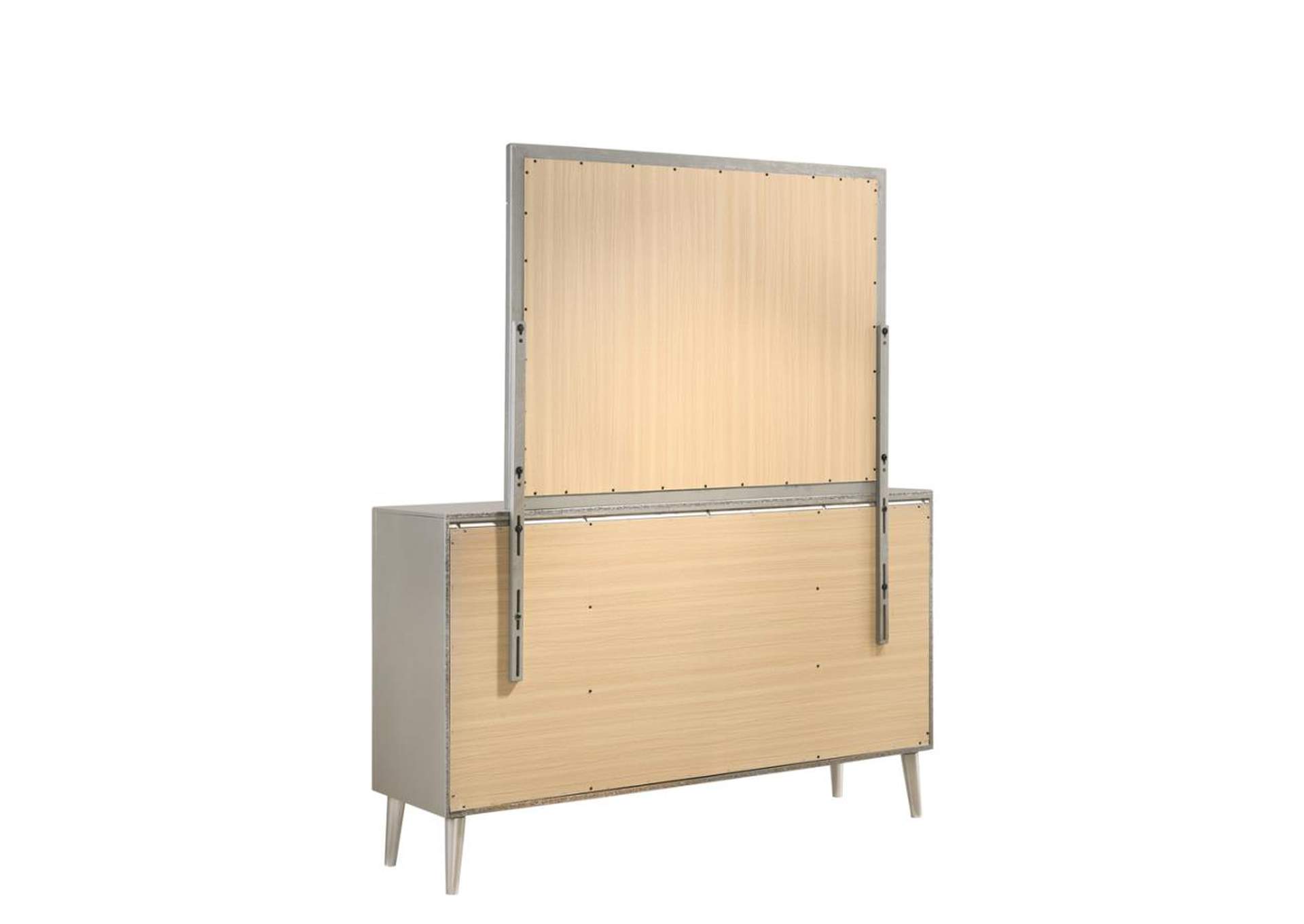 Ramon 6-Drawer Dresser Metallic Sterling,Coaster Furniture