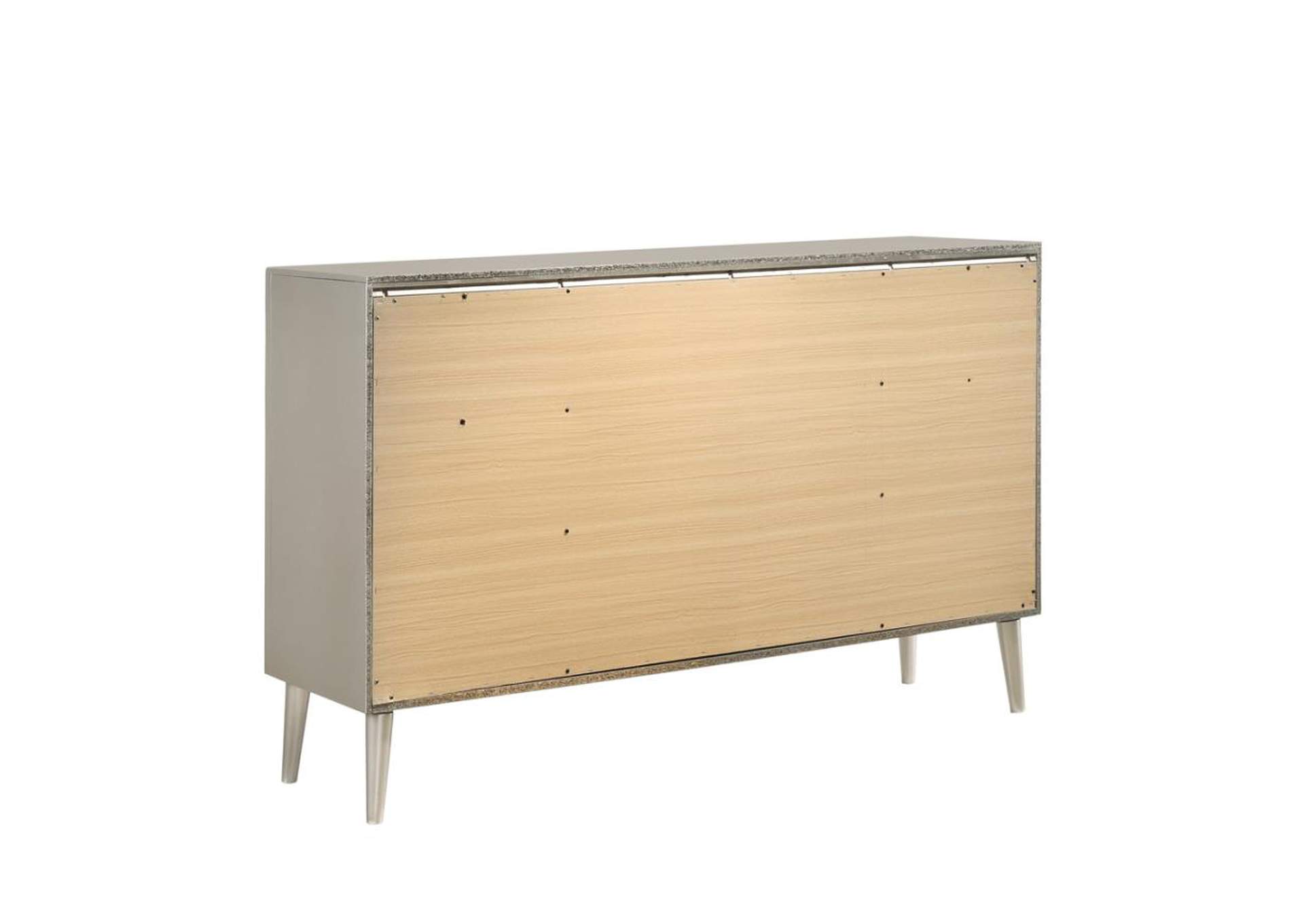 Ramon 6-Drawer Dresser Metallic Sterling,Coaster Furniture