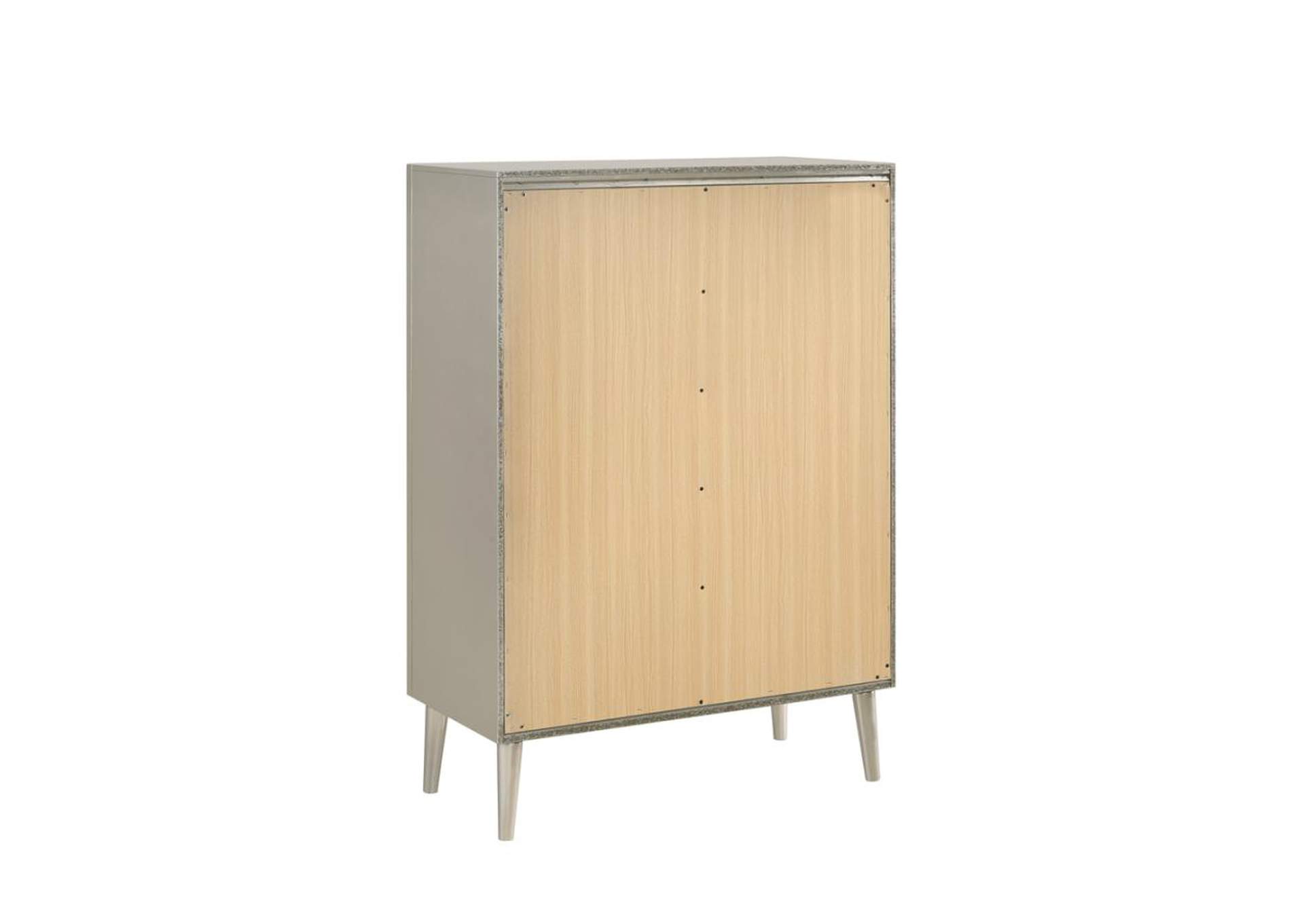Ramon 5-drawer Chest Metallic Sterling,Coaster Furniture