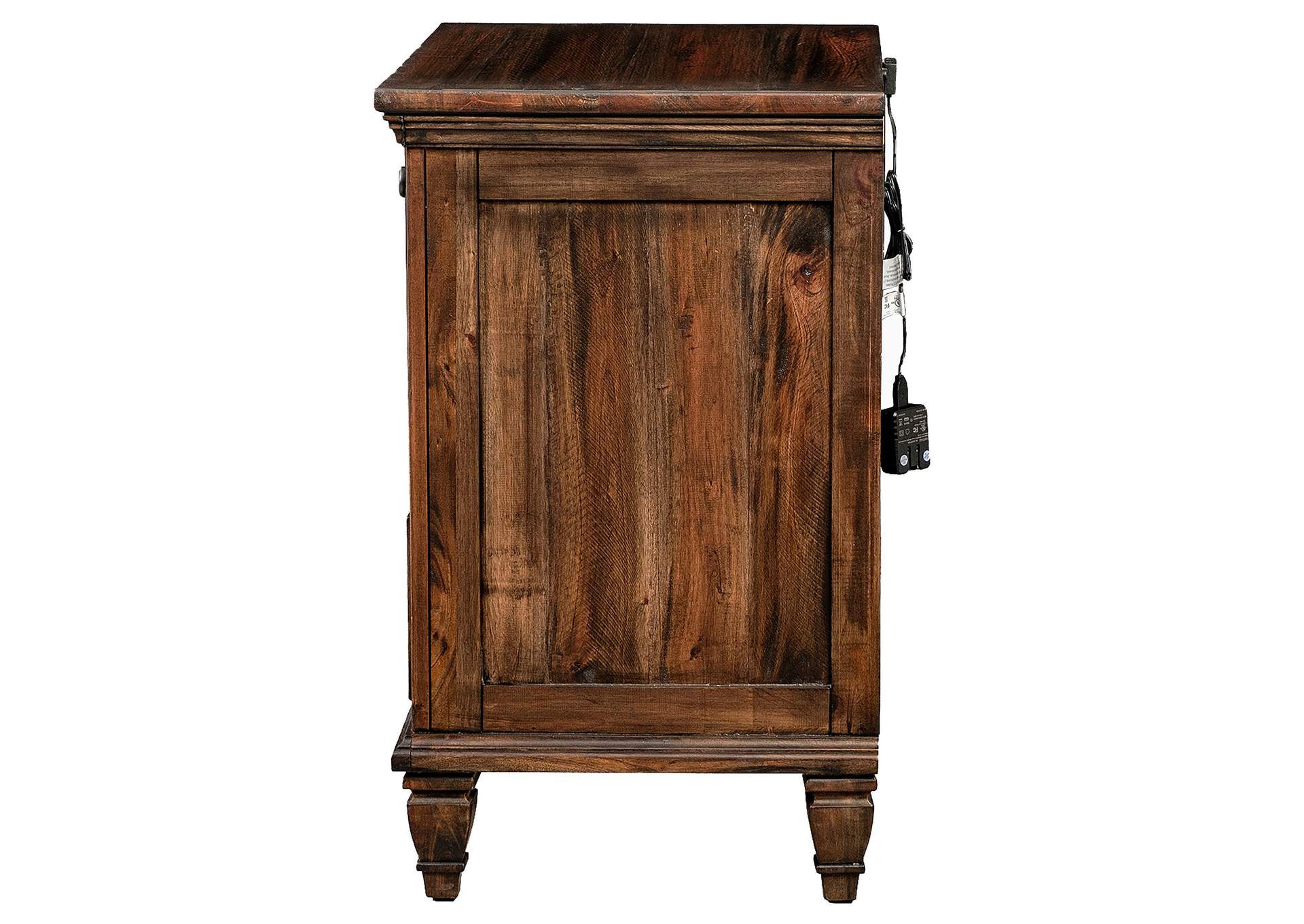 Avenue 3-drawer Nightstand Weathered Burnished Brown,Coaster Furniture