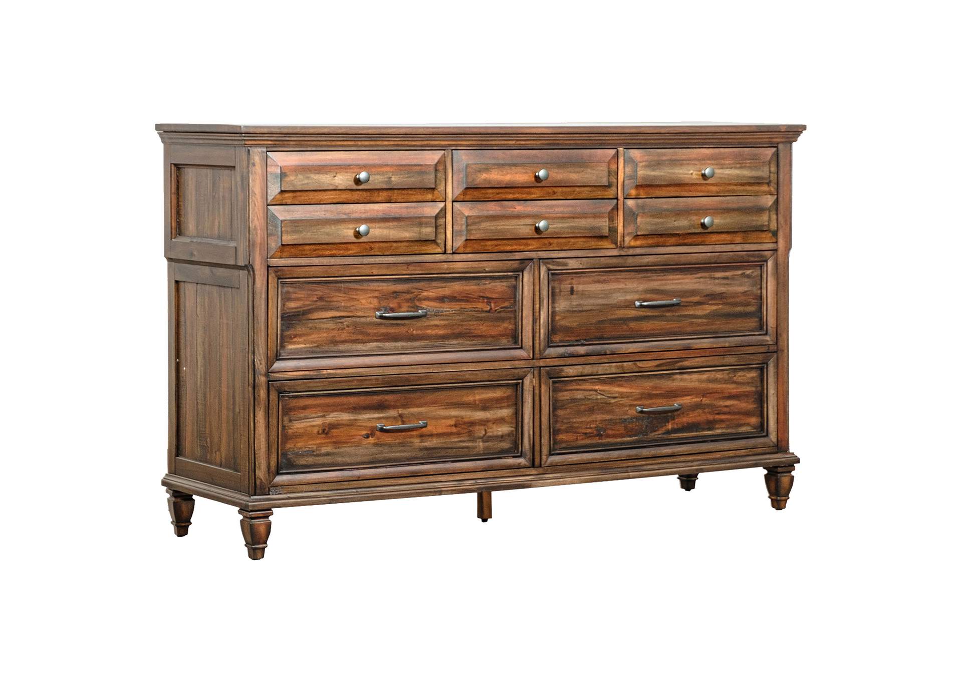 Avenue 8-drawer Dresser Weathered Burnished Brown,Coaster Furniture