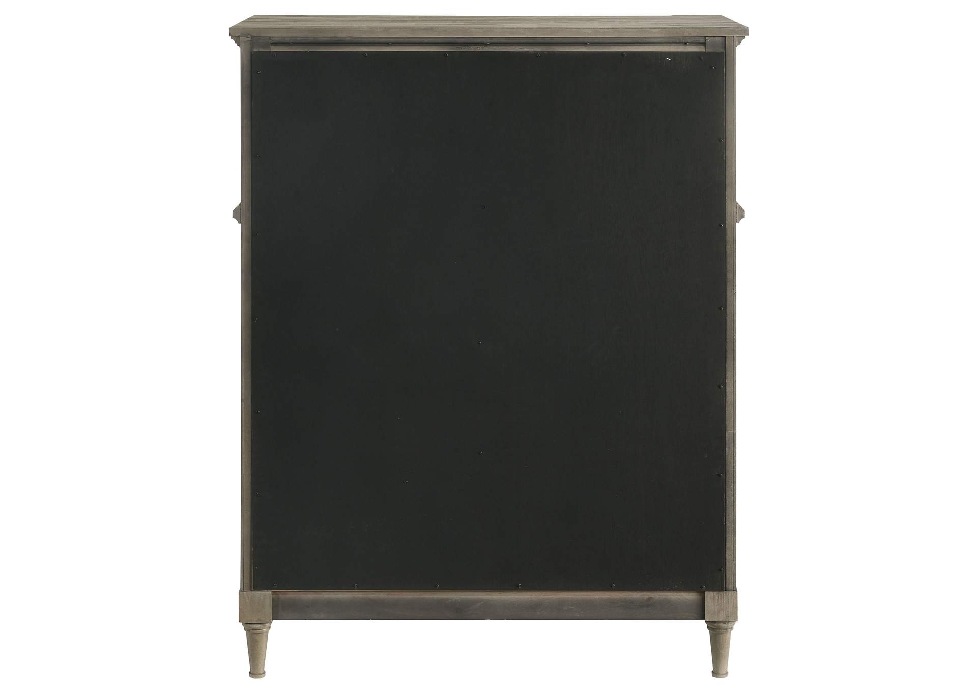 Alderwood 5-drawer Chest French Grey,Coaster Furniture