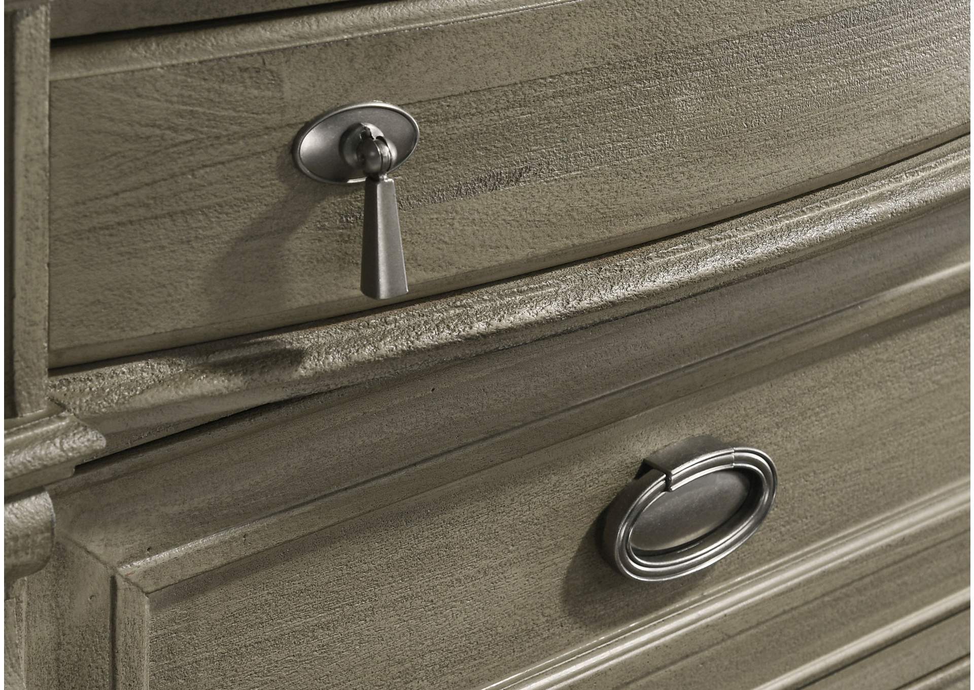 Alderwood 5-drawer Chest French Grey,Coaster Furniture