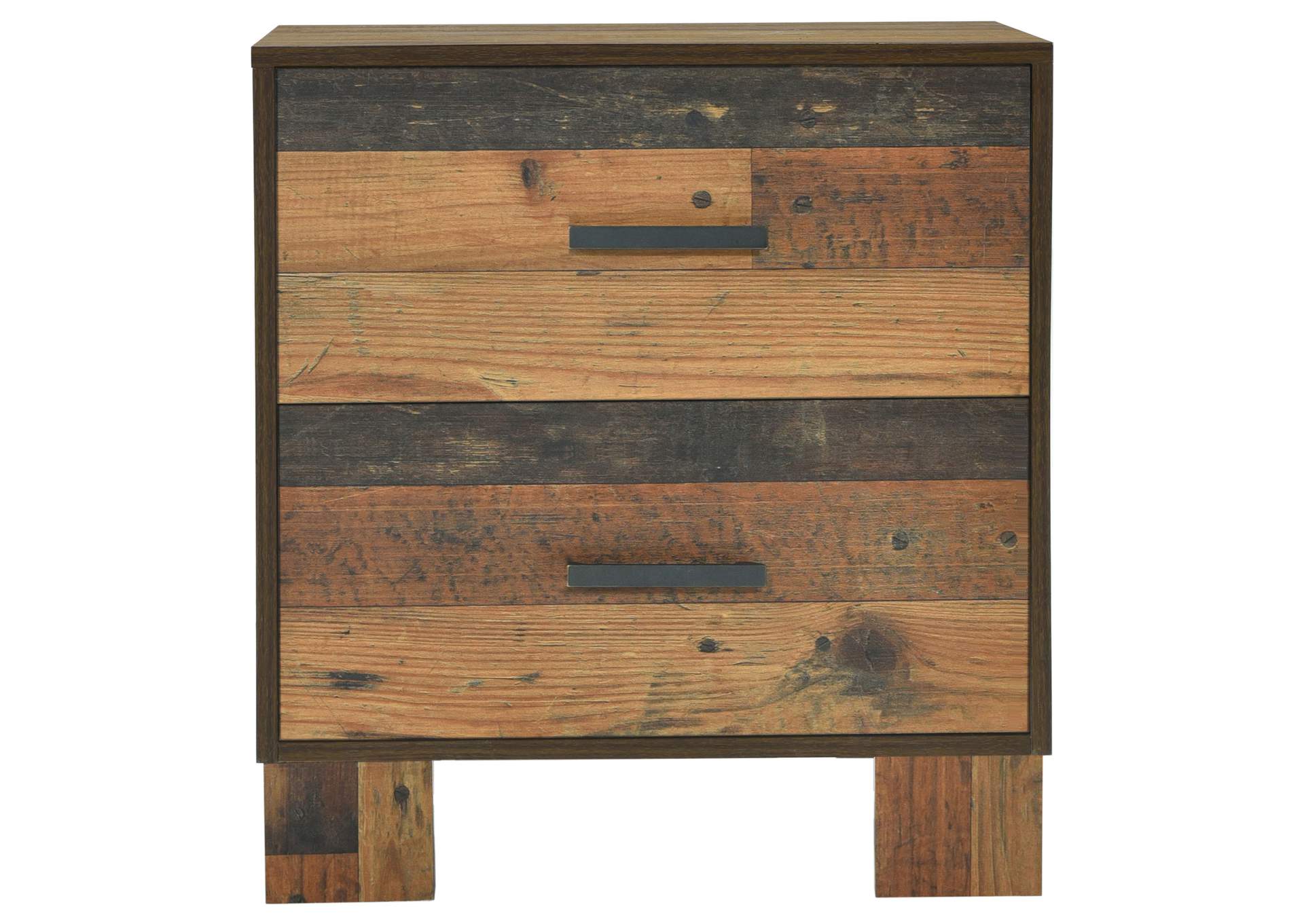 Sidney 4-piece Eastern King Panel Bedroom Set Rustic Pine,Coaster Furniture