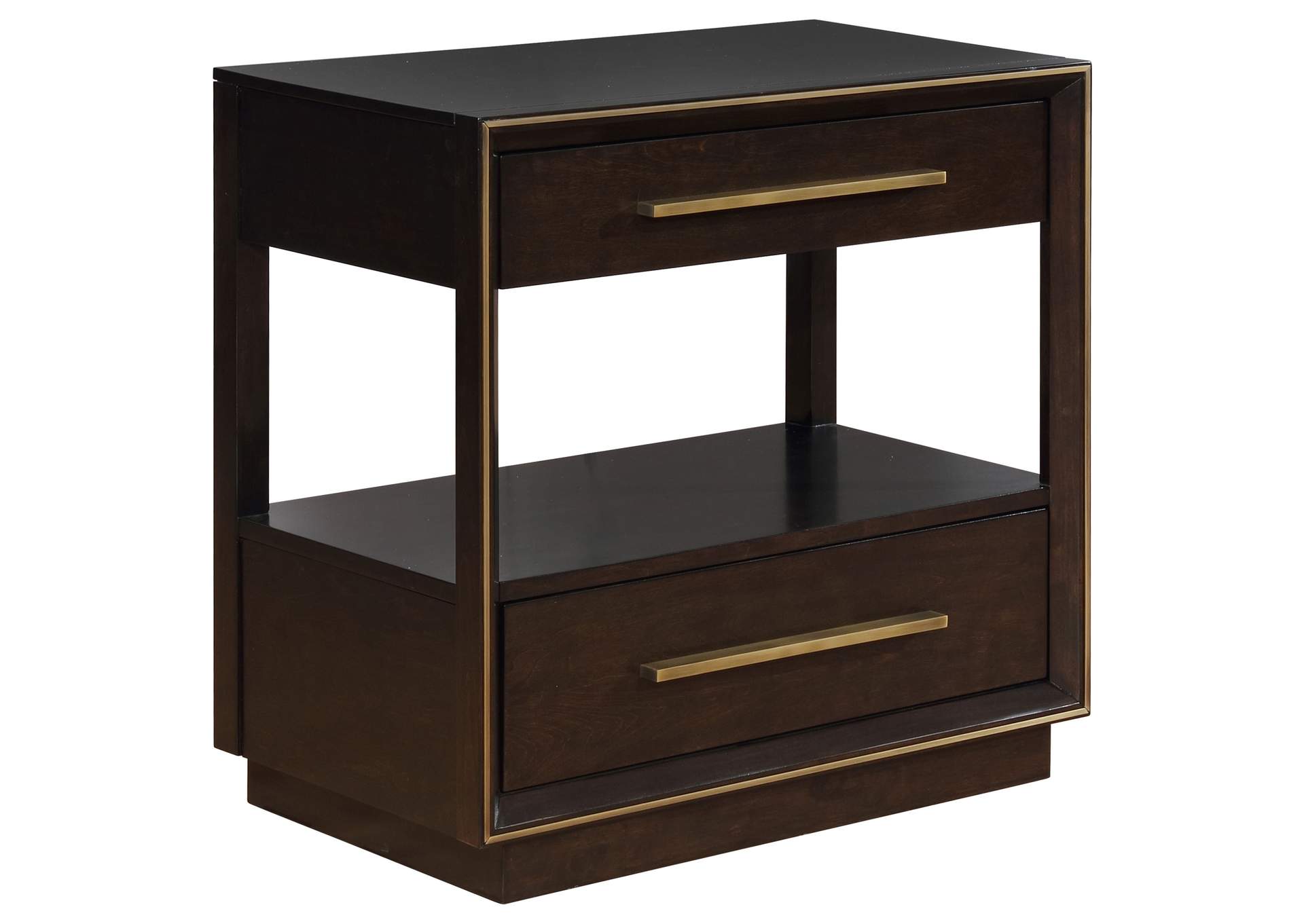 Durango 2-drawer Nightstand Smoked Peppercorn,Coaster Furniture