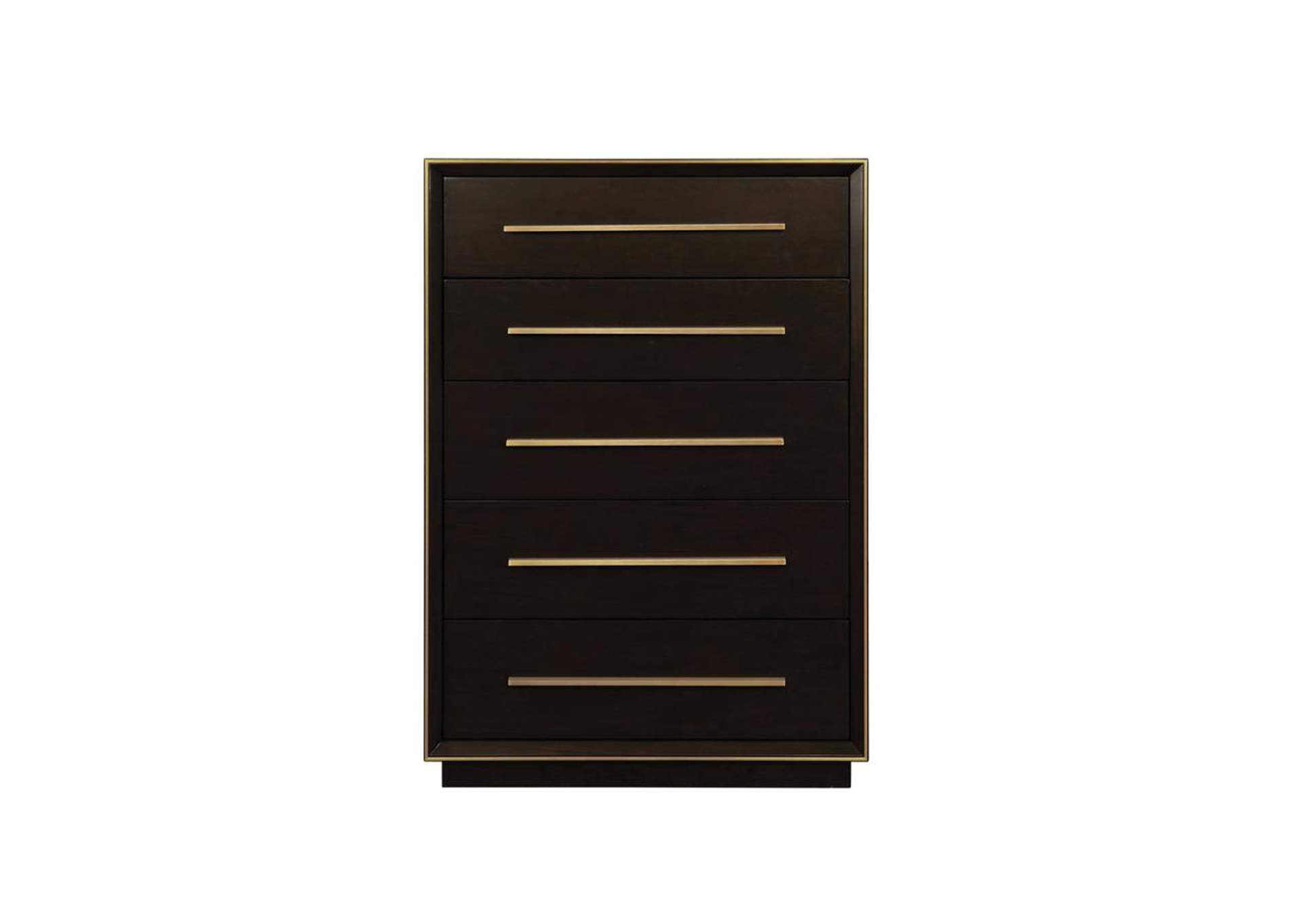 Durango 5 - drawer Chest Smoked Peppercorn,Coaster Furniture