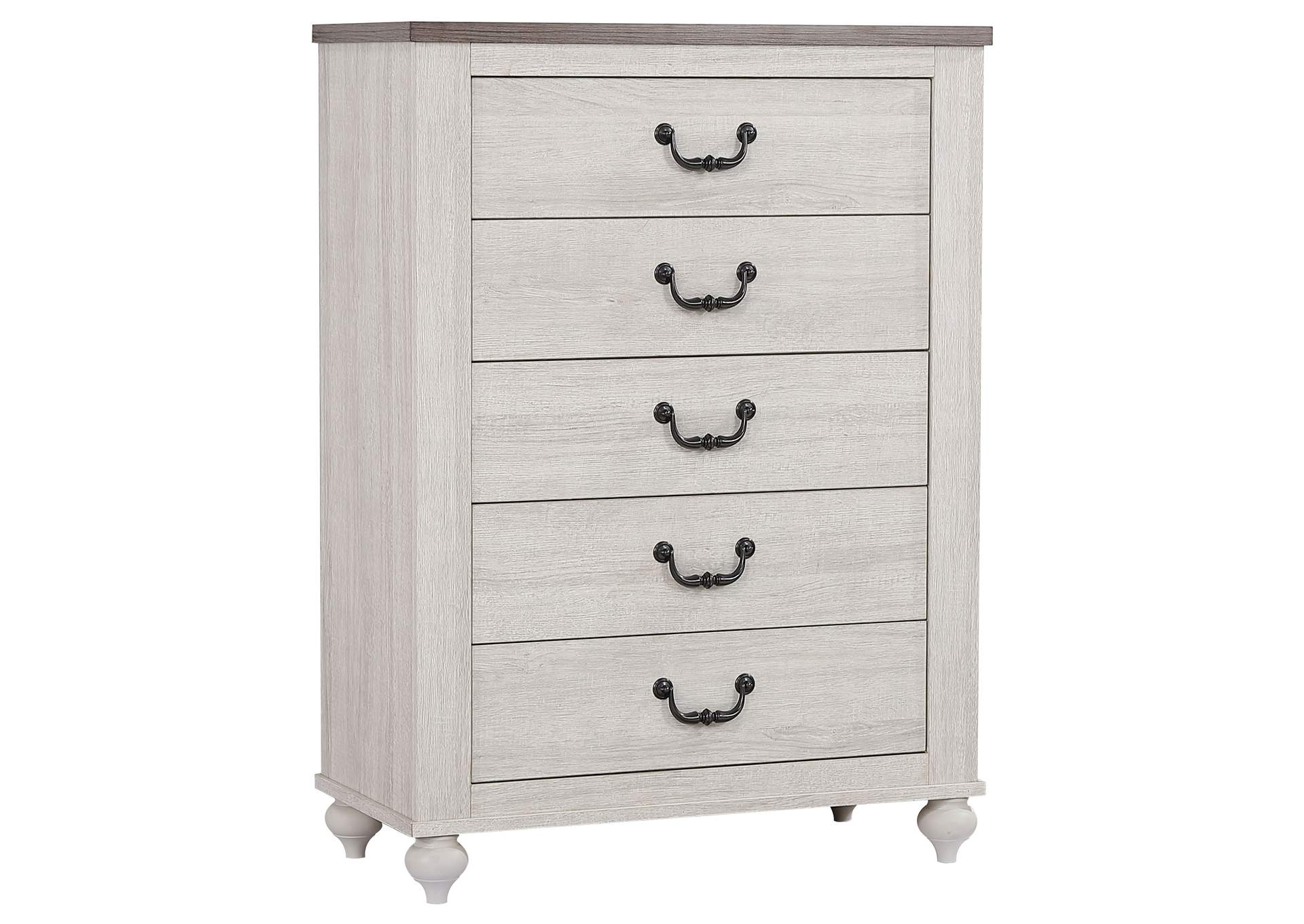 Stillwood 5-piece California King Panel Bedroom Set Vintage Linen,Coaster Furniture