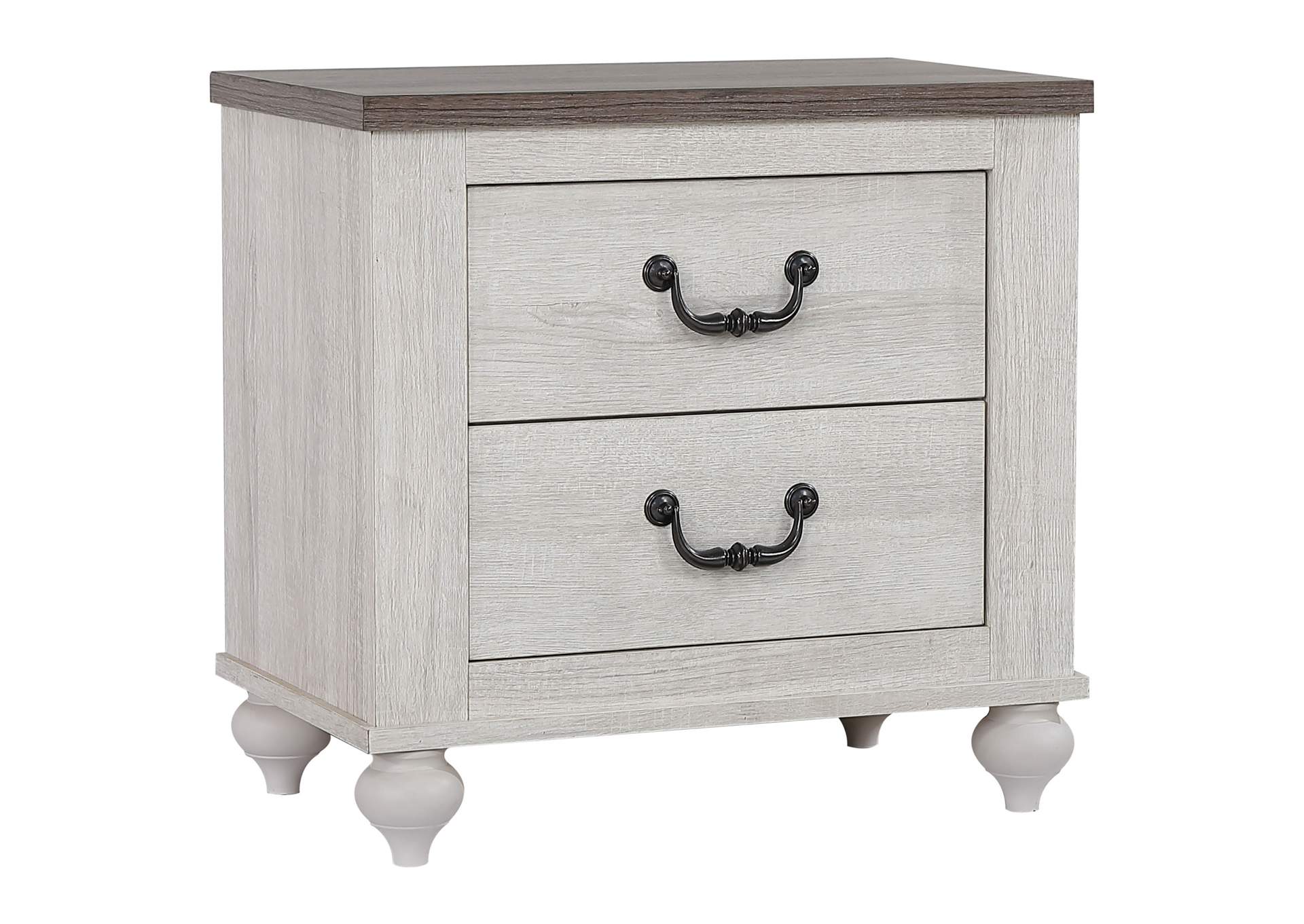 Stillwood 2-drawer Nightstand Vintage Linen,Coaster Furniture