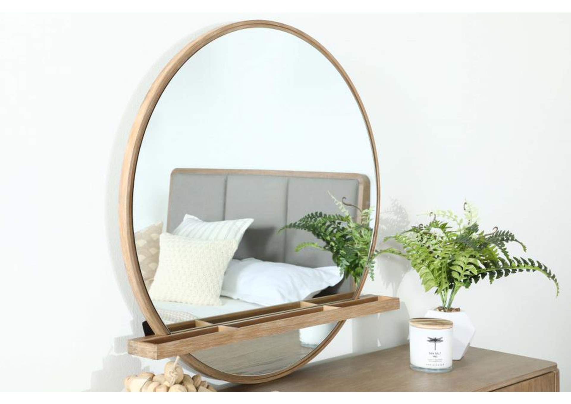 Arini Round Dresser Mirror Sand Wash,Coaster Furniture