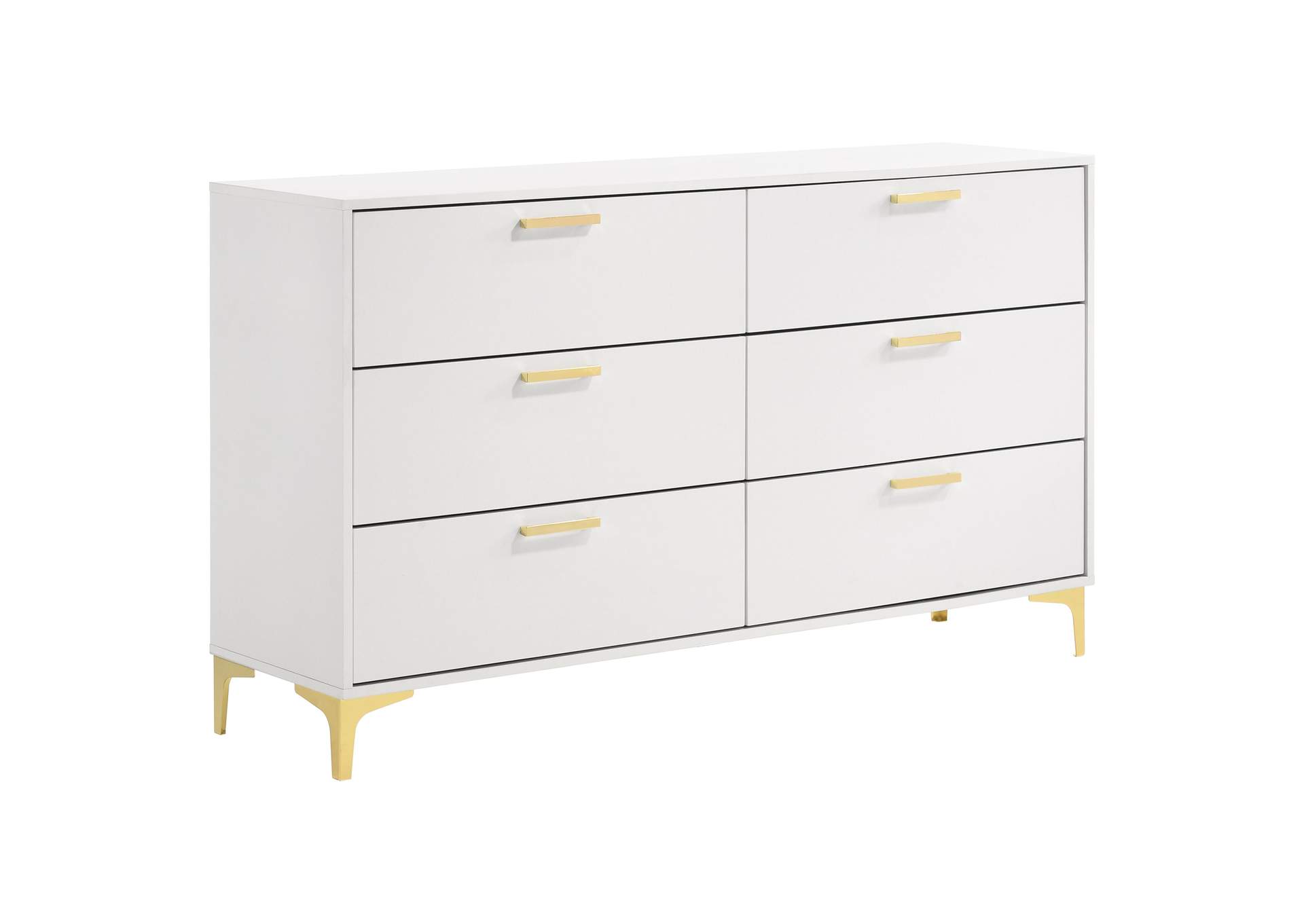 Kendall 5-piece Eastern King Bedroom Set White,Coaster Furniture