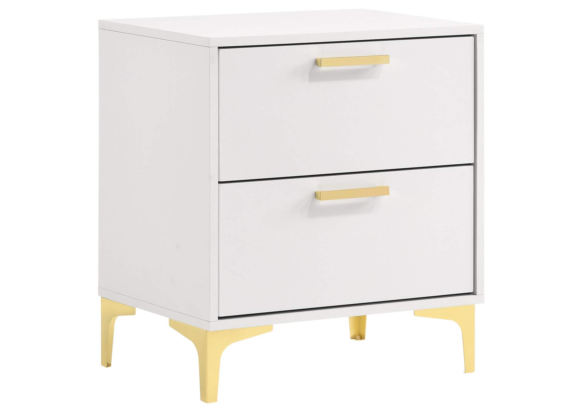 Kendall 2-drawer Nightstand White,Coaster Furniture