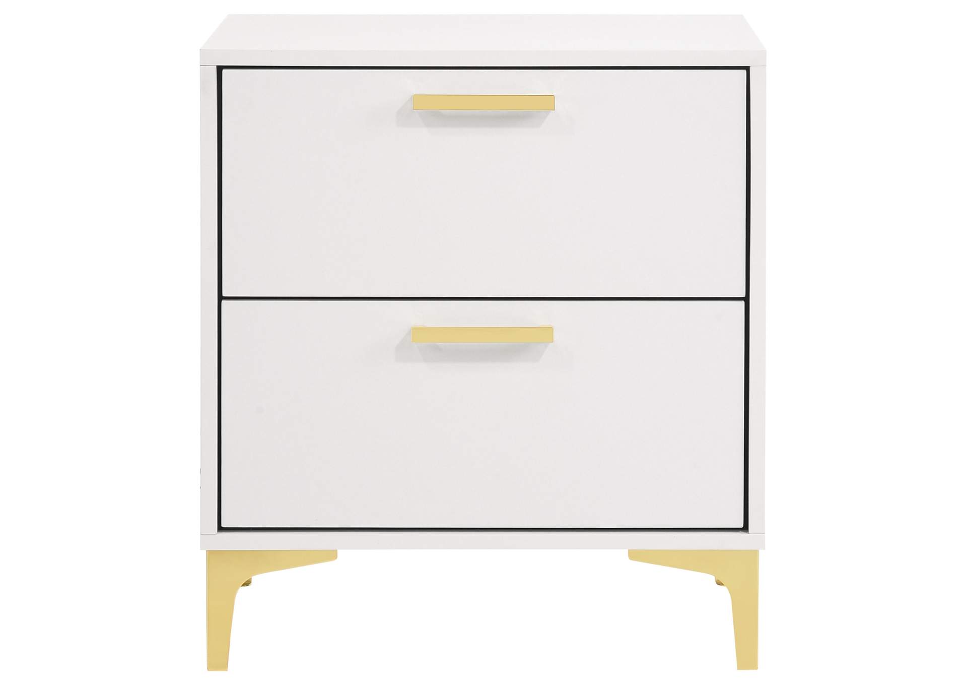 Kendall 2-drawer Nightstand White,Coaster Furniture