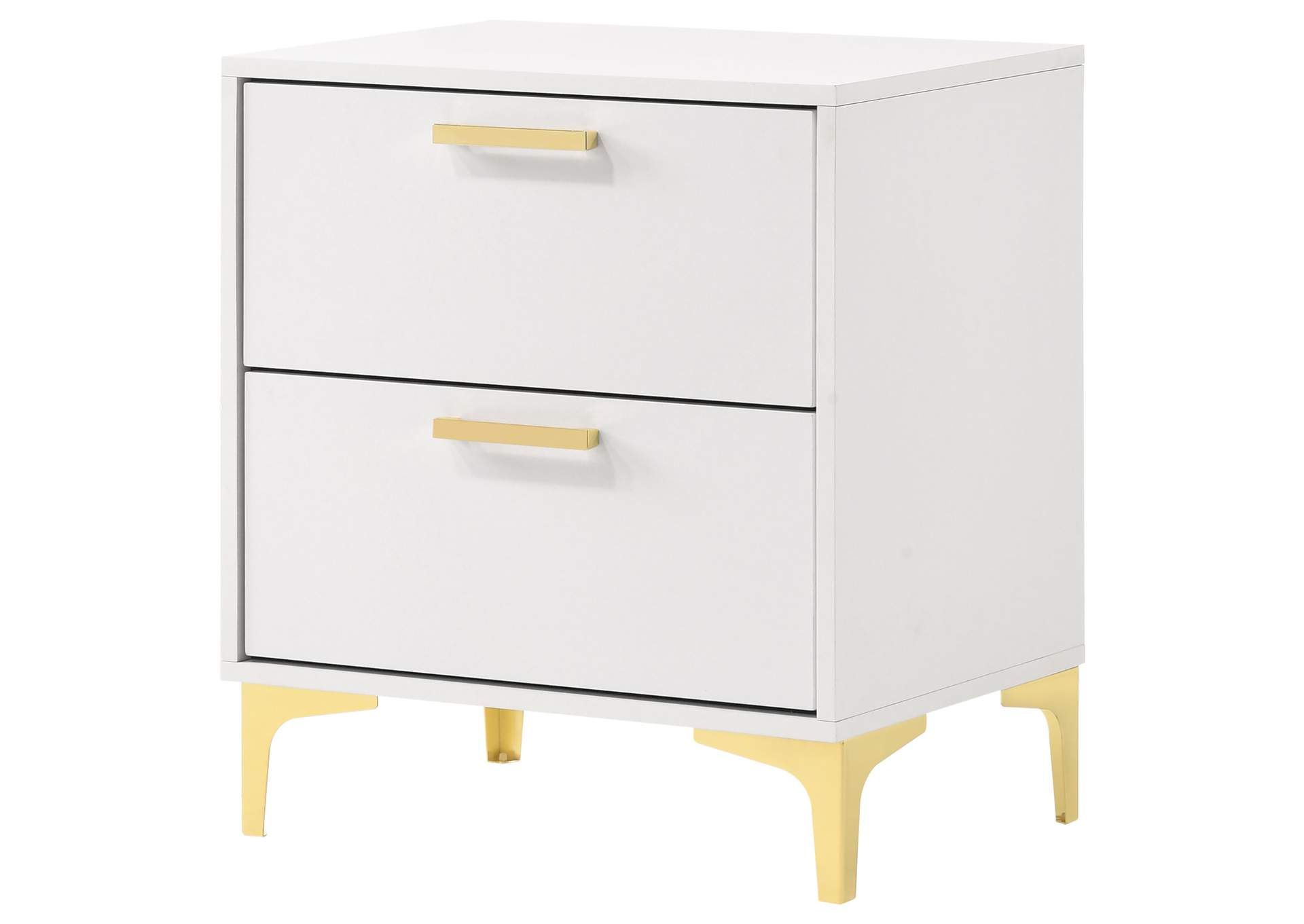 Kendall 2-drawer Nightstand White,Coaster Furniture