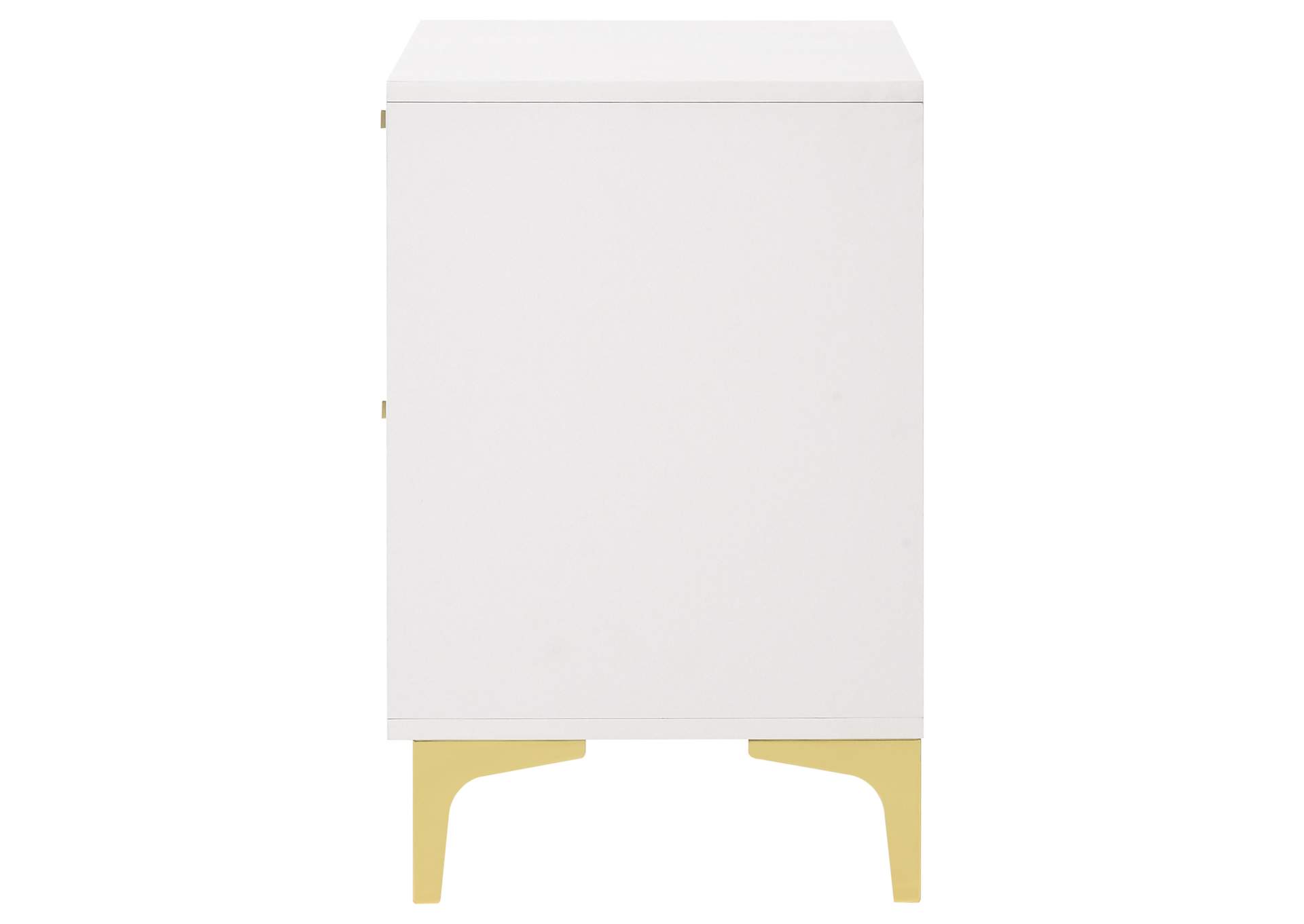 Kendall 2-drawer Nightstand White,Coaster Furniture