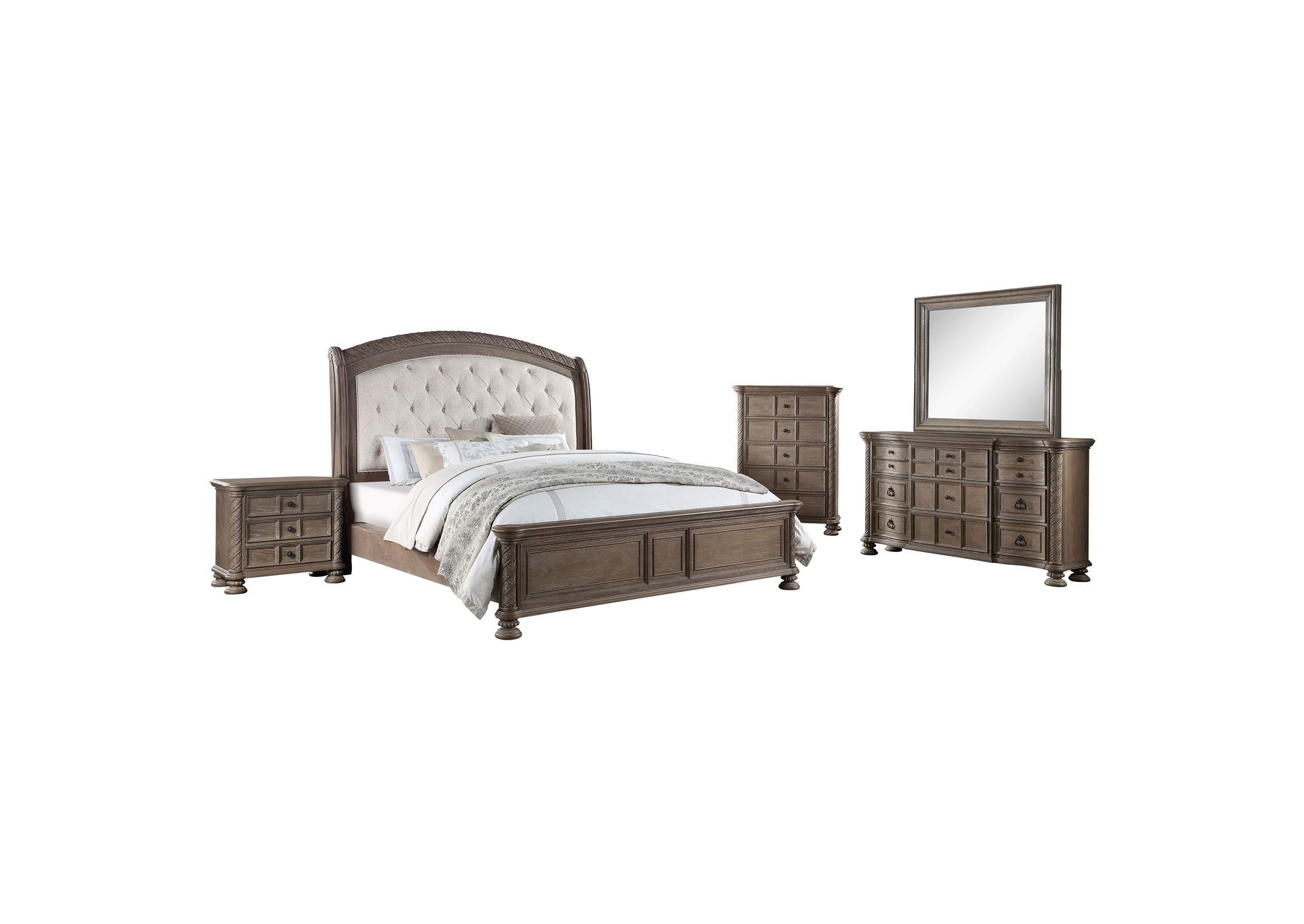 QUEEN BED 5 PC SET,Coaster Furniture