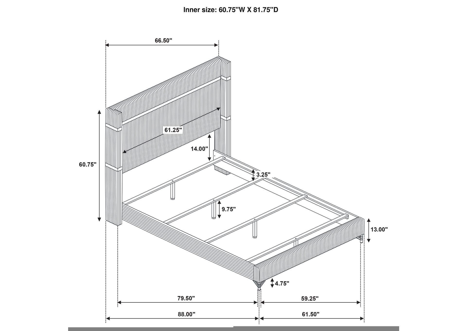 QUEEN BED,Coaster Furniture