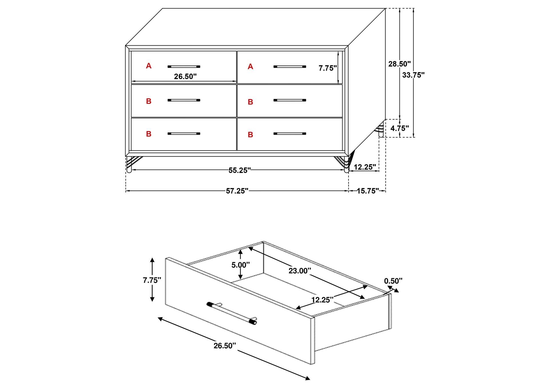 DRESSER,Coaster Furniture