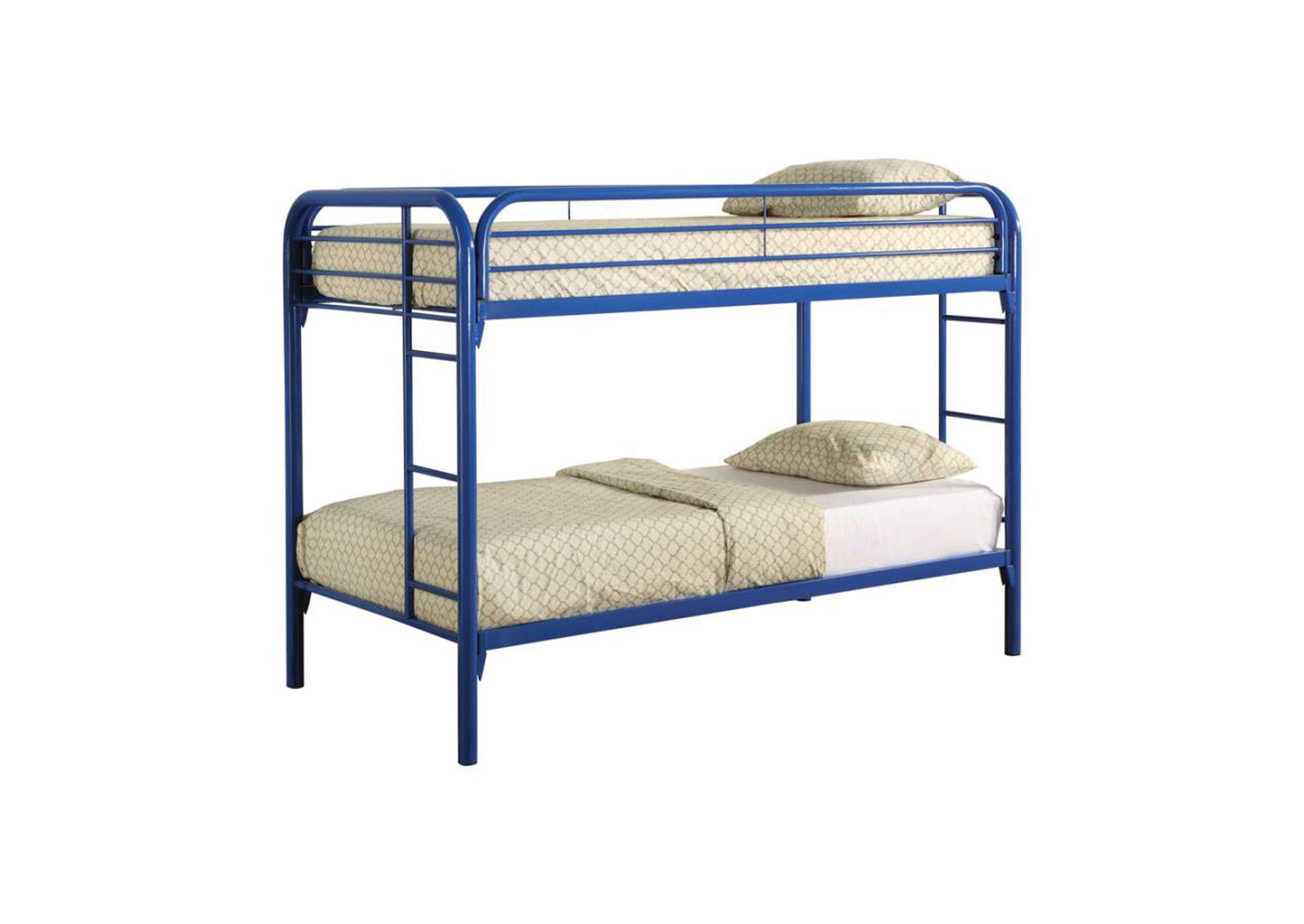 Morgan Twin Over Twin Bunk Bed Blue,Coaster Furniture