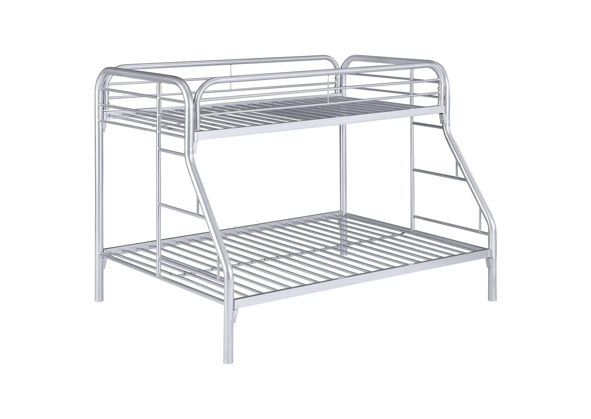 Morgan Twin over Full Bunk Bed Silver,Coaster Furniture