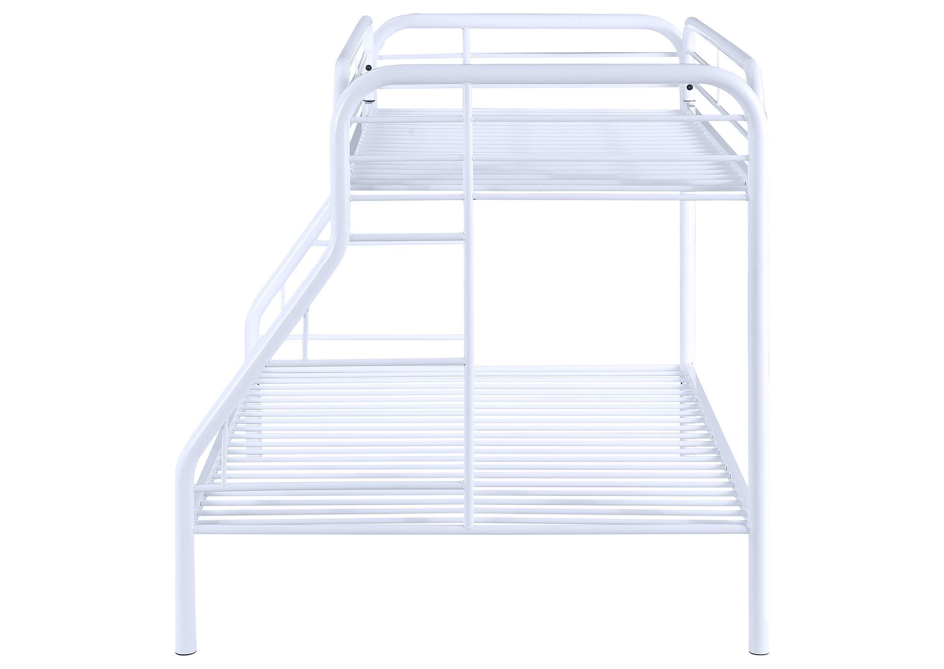 Morgan Twin over Full Bunk Bed White,Coaster Furniture
