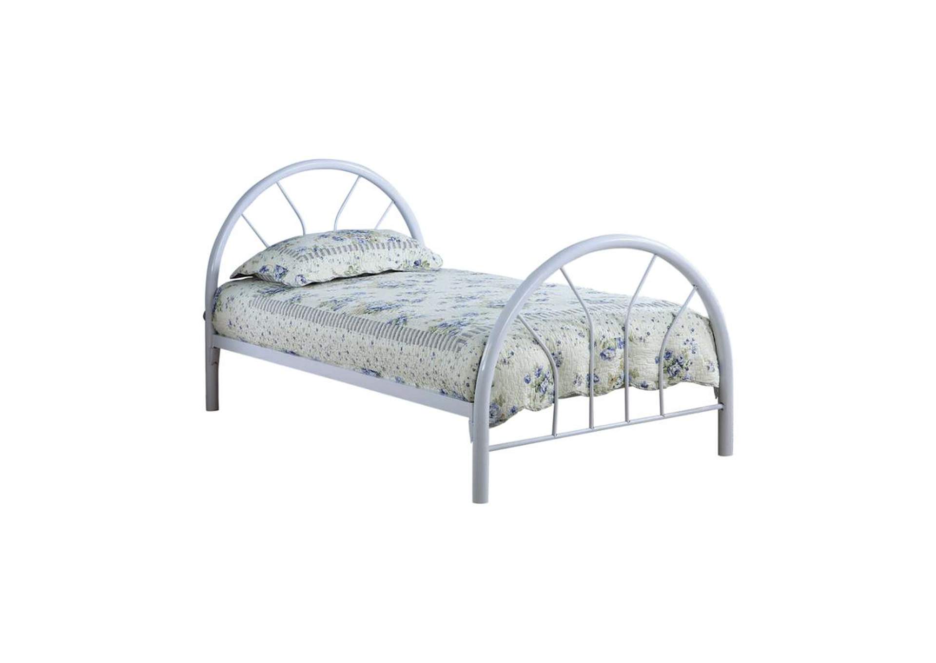 Marjorie Twin Bed White,Coaster Furniture