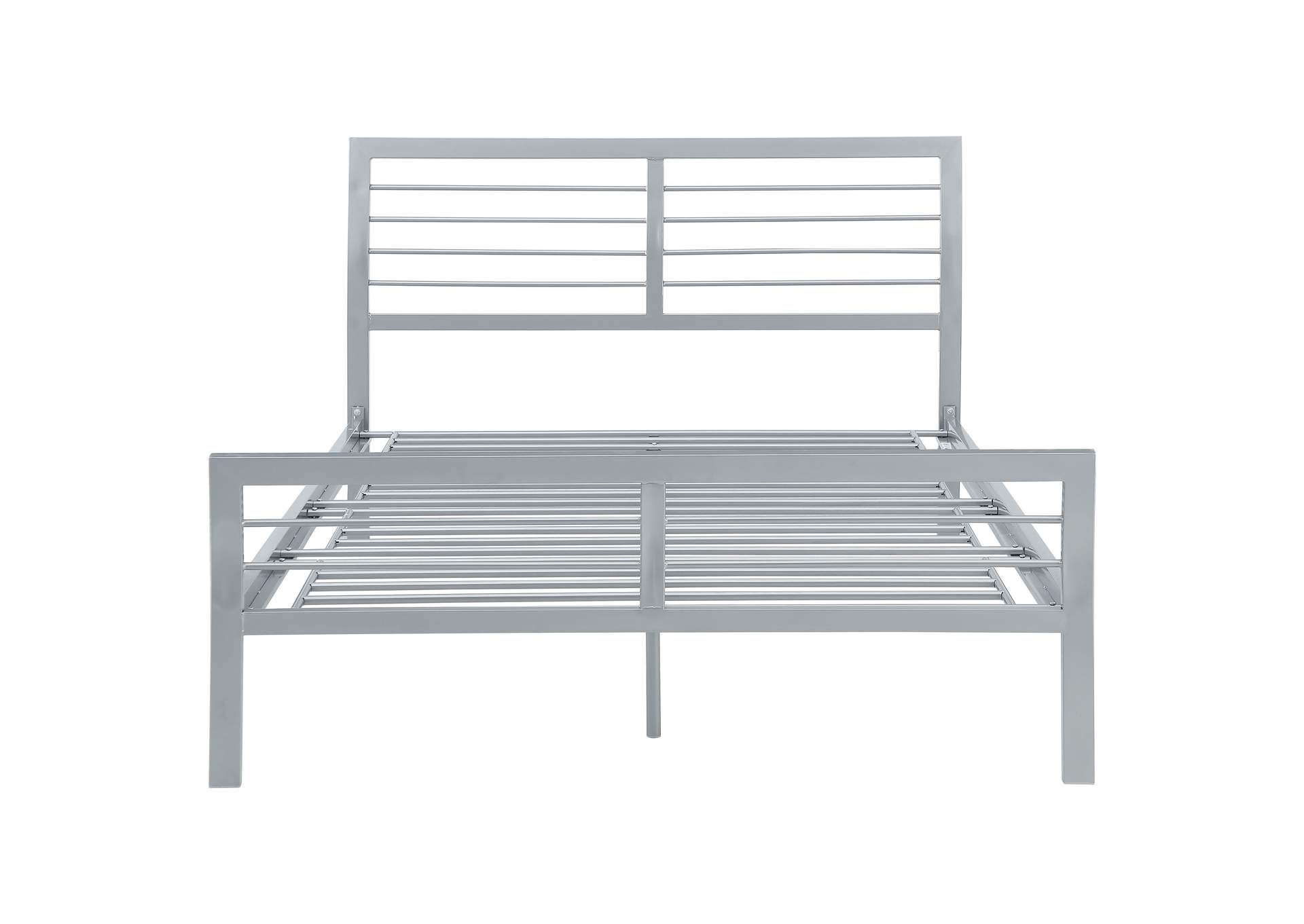 Cooper Full Metal Bed Silver,Coaster Furniture