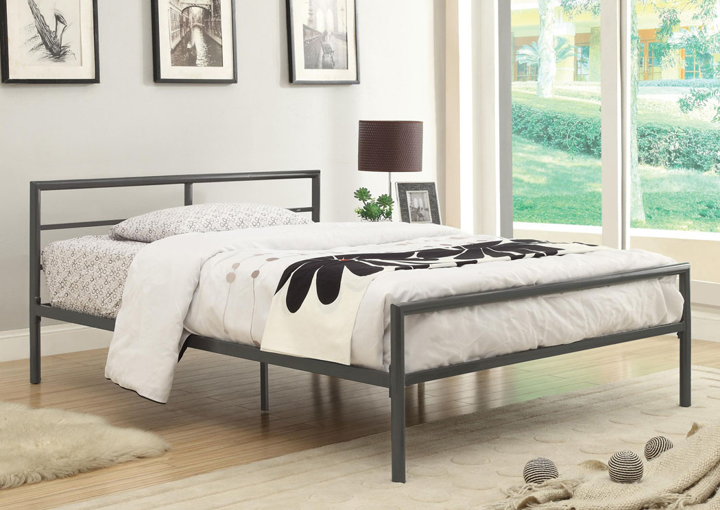 Gunmetal Twin Size Bed,ABF Coaster Furniture