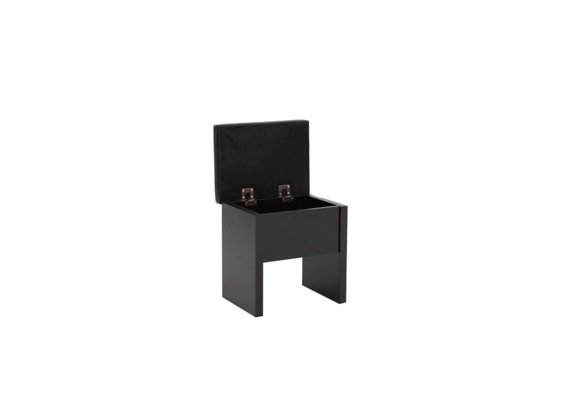 Harvey 2 - piece Vanity Set with Lift - Top Stool Cappuccino,Coaster Furniture
