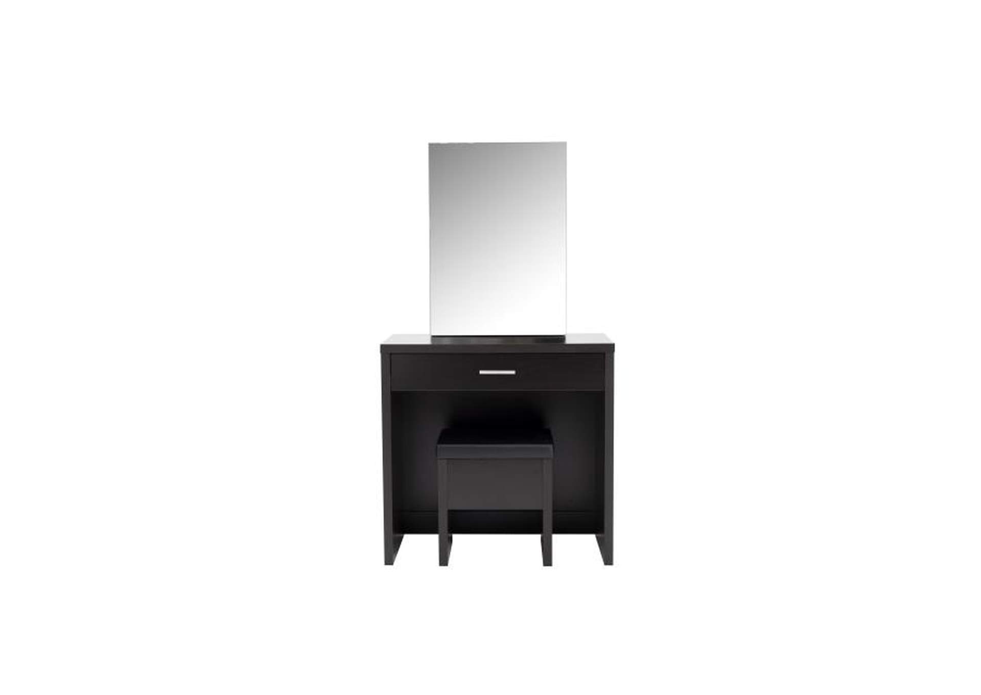 Harvey 2-Piece Vanity Set With Lift-Top Stool Cappuccino,Coaster Furniture