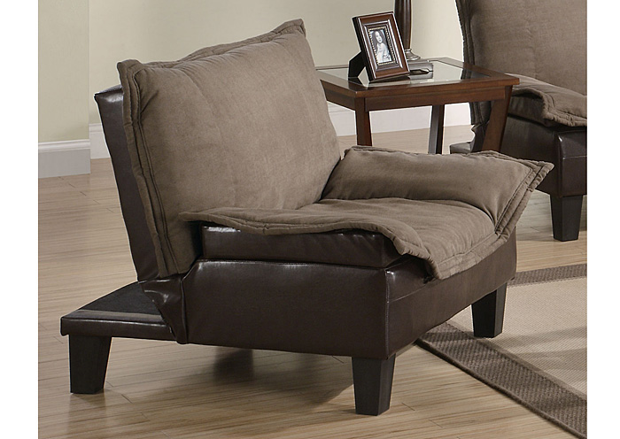 Brown Chair Bed,ABF Coaster Furniture