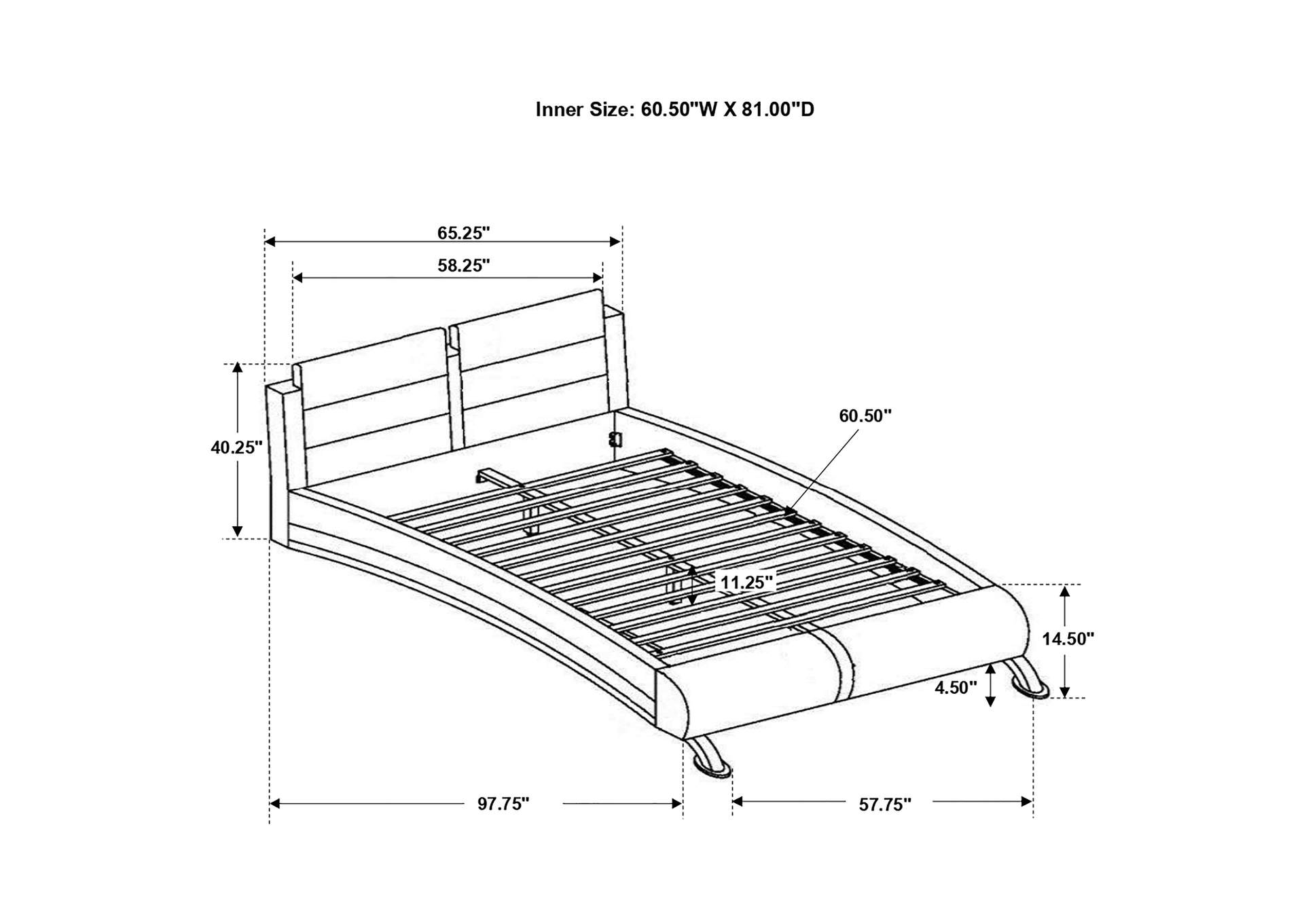 QUEEN BED 4 PC SET,Coaster Furniture