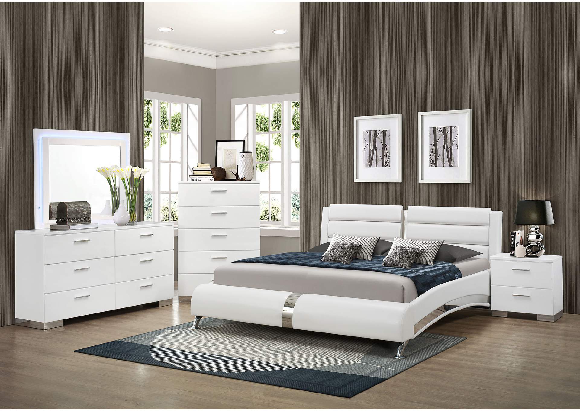 QUEEN BED 5 PC SET,Coaster Furniture