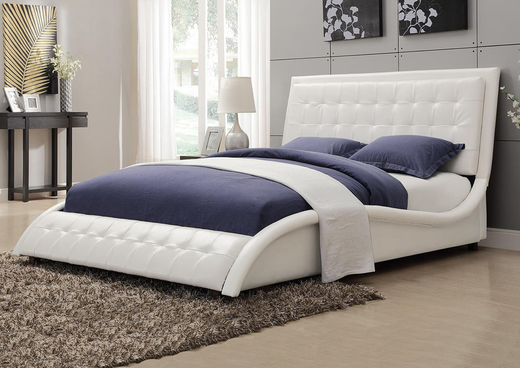 White Queen Bed,ABF Coaster Furniture