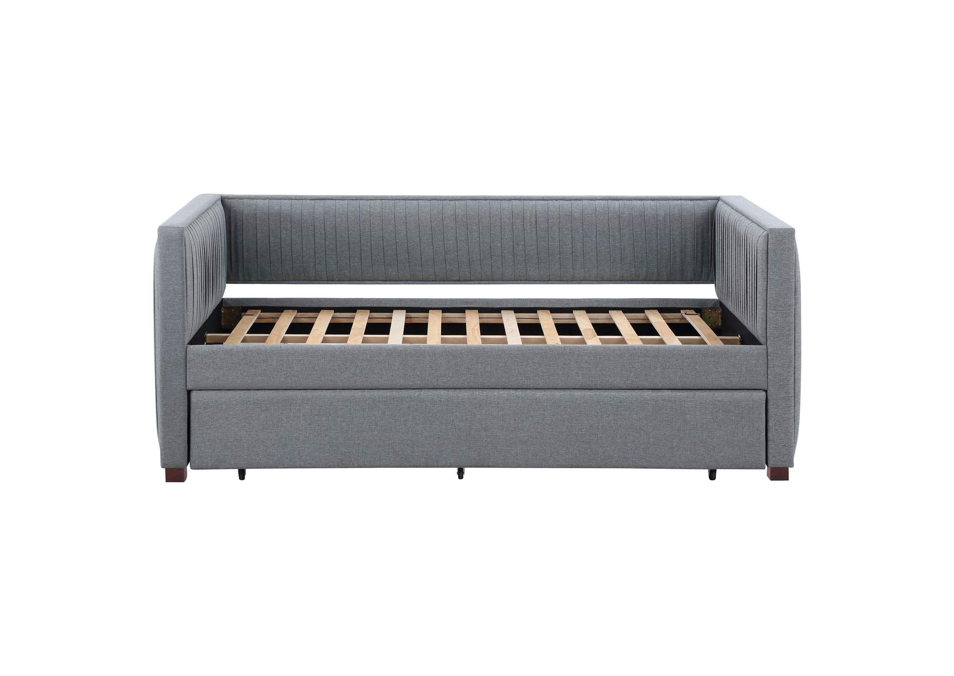 Brodie Upholstered Twin Daybed with Trundle Grey,Coaster Furniture