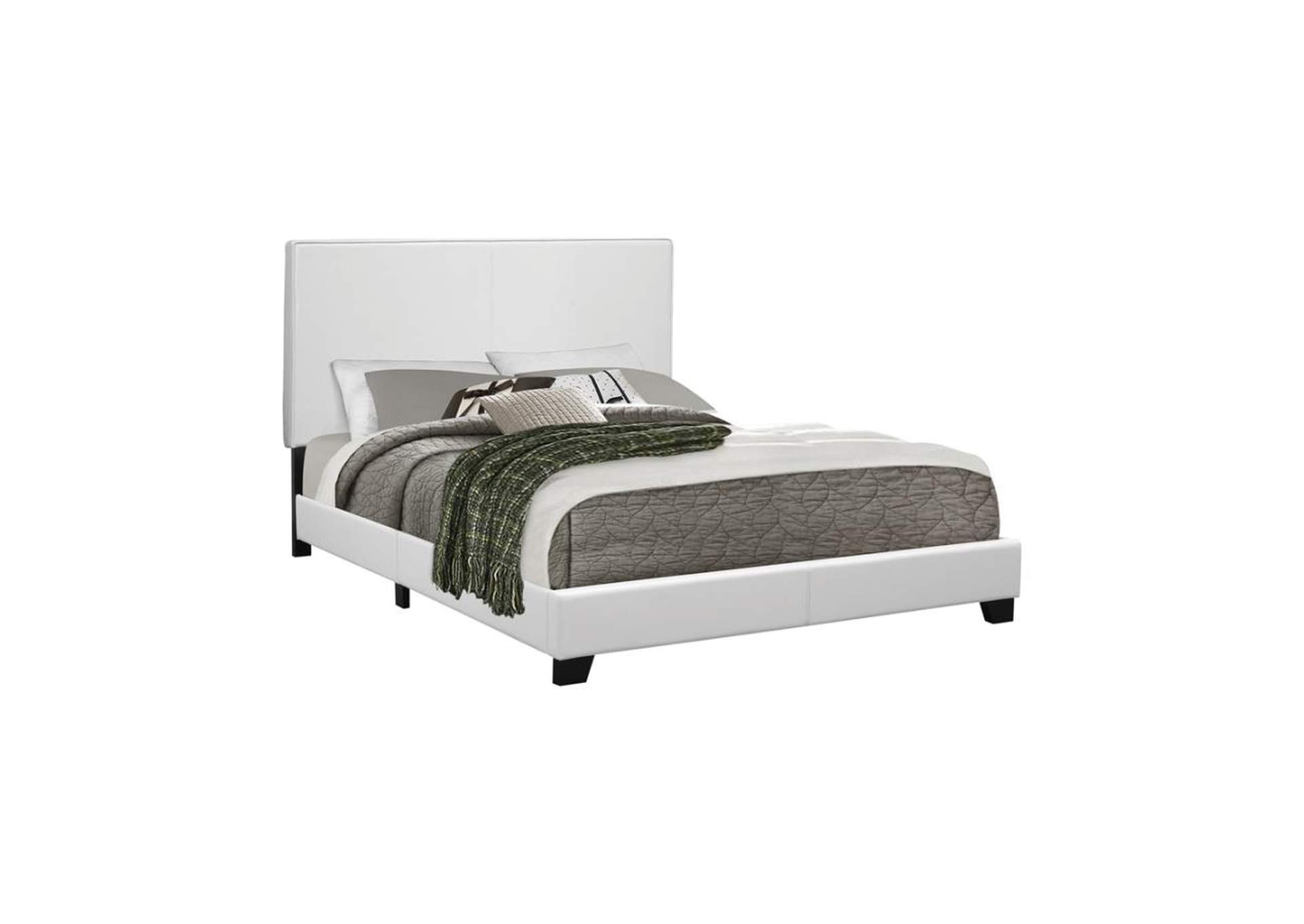Mauve Twin Upholstered Bed White,Coaster Furniture
