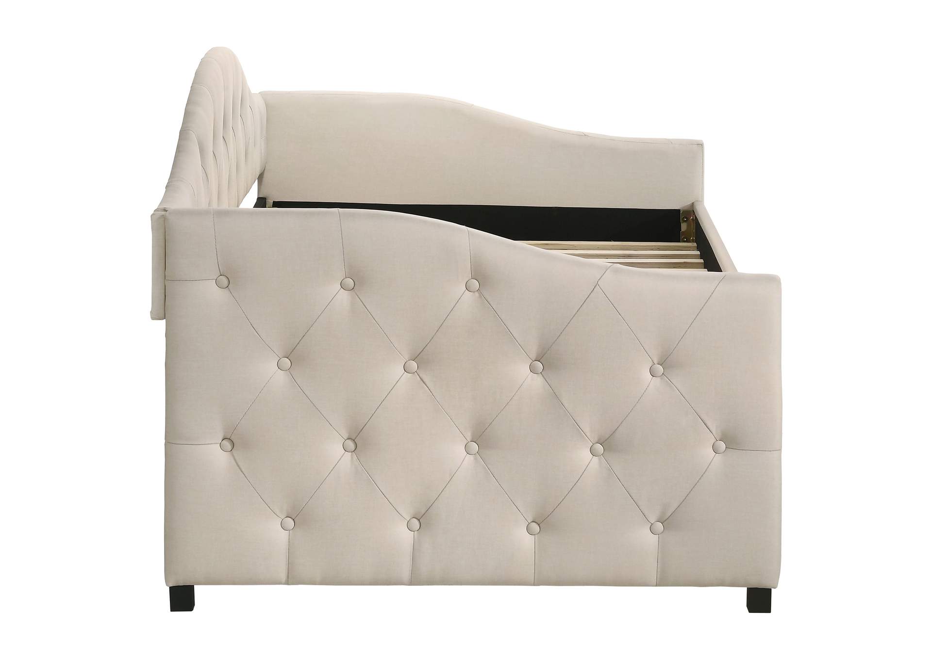 Sadie Upholstered Twin Daybed with Trundle,Coaster Furniture