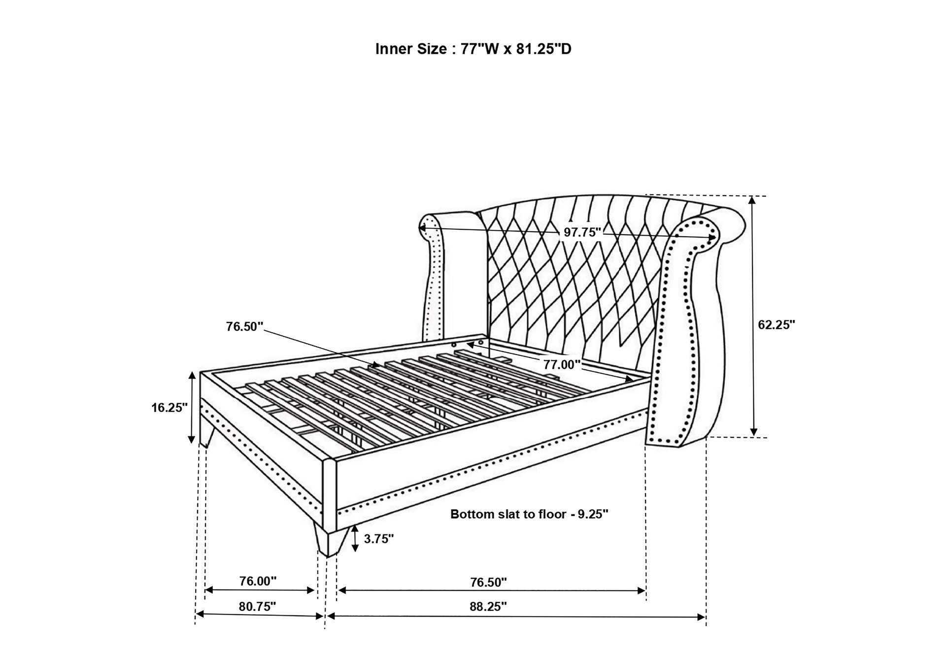 Barzini Upholstered Tufted Bedroom Set White,Coaster Furniture