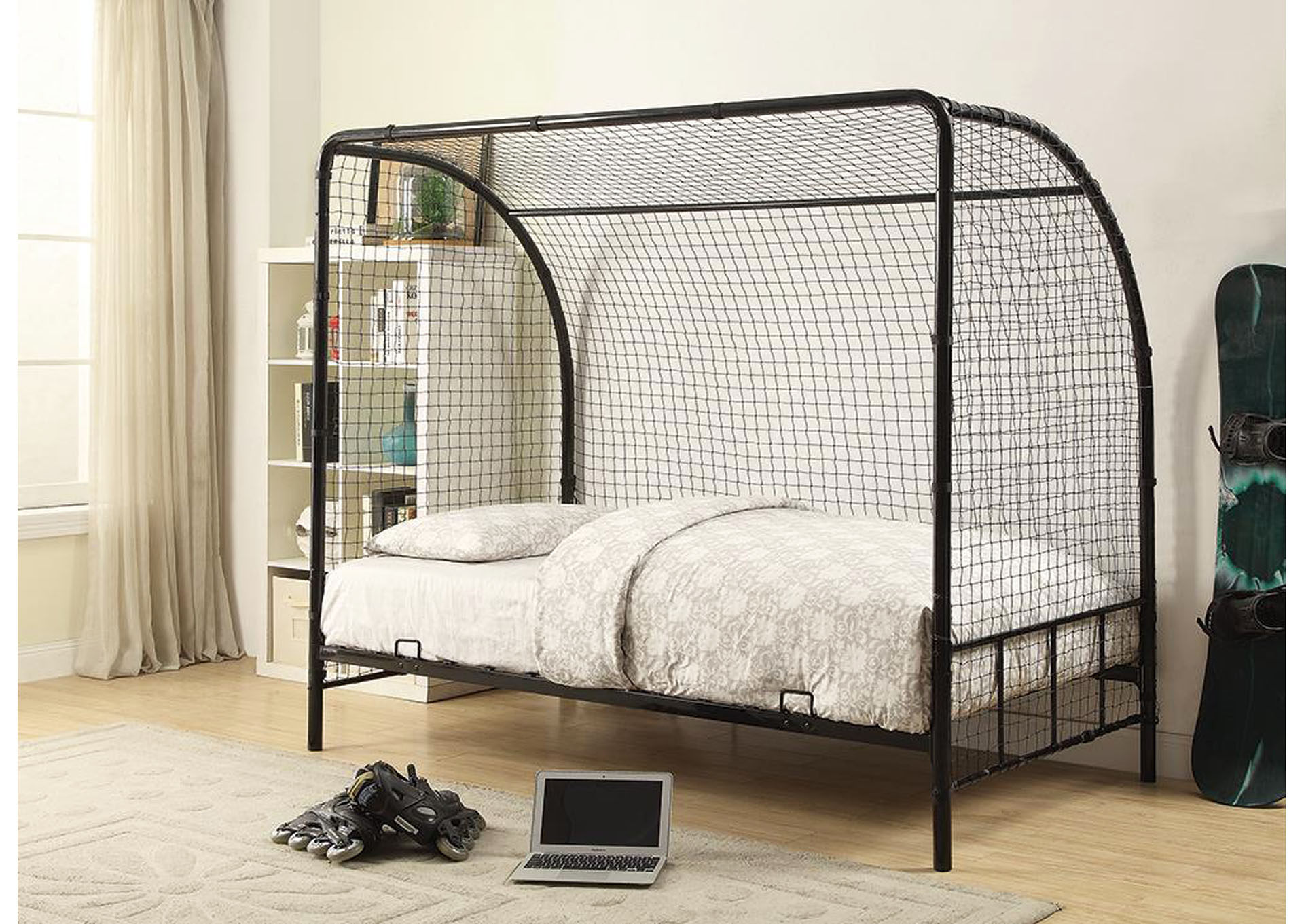 Black Twin Soccer Bed,ABF Coaster Furniture