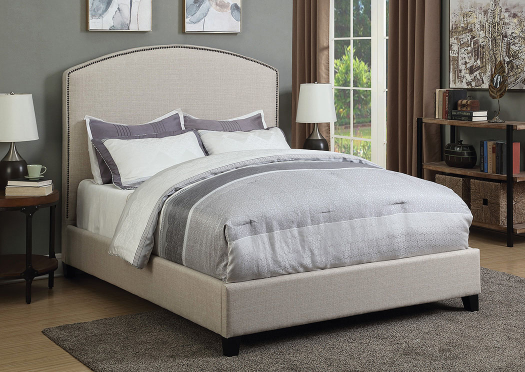 Oatmeal California King Bed,ABF Coaster Furniture