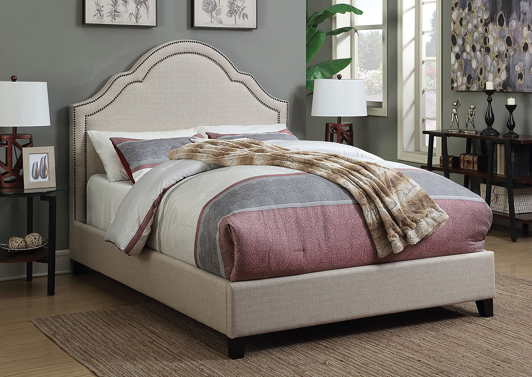 Oatmeal California King Bed,ABF Coaster Furniture