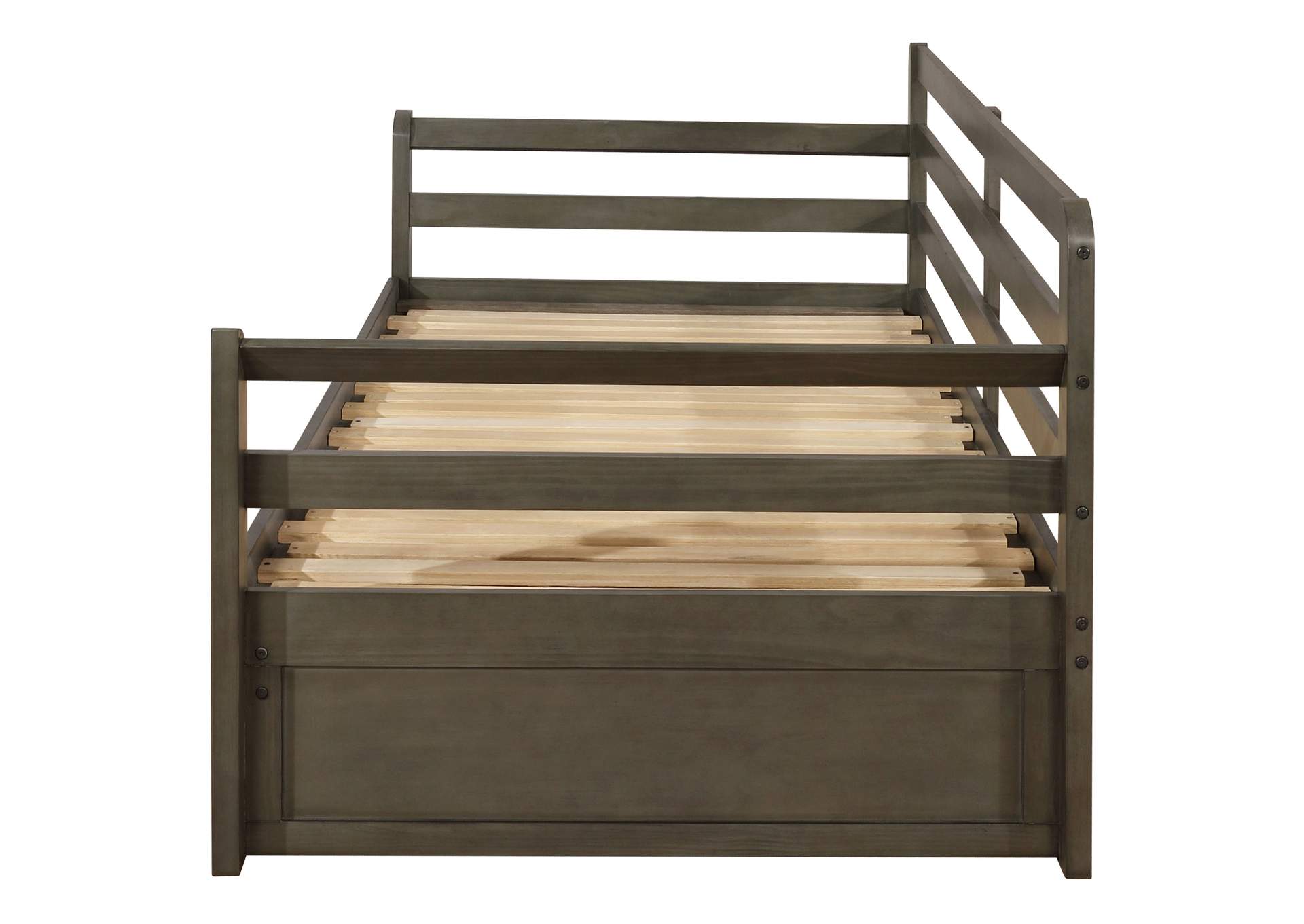 Sorrento 2-drawer Twin Daybed with Extension Trundle Grey,Coaster Furniture