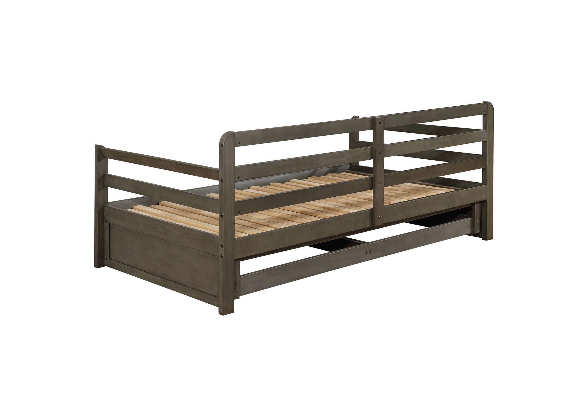 Sorrento 2-drawer Twin Daybed with Extension Trundle Grey,Coaster Furniture