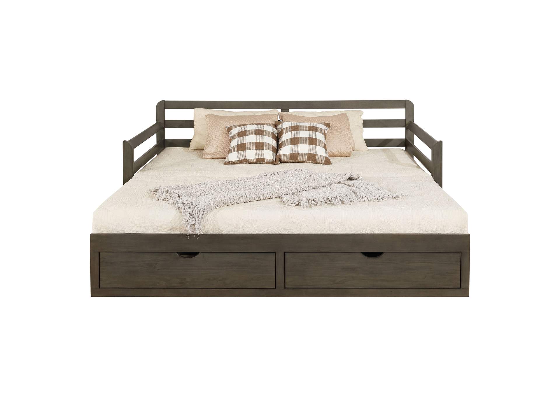 Sorrento 2-drawer Twin Daybed with Extension Trundle Grey,Coaster Furniture