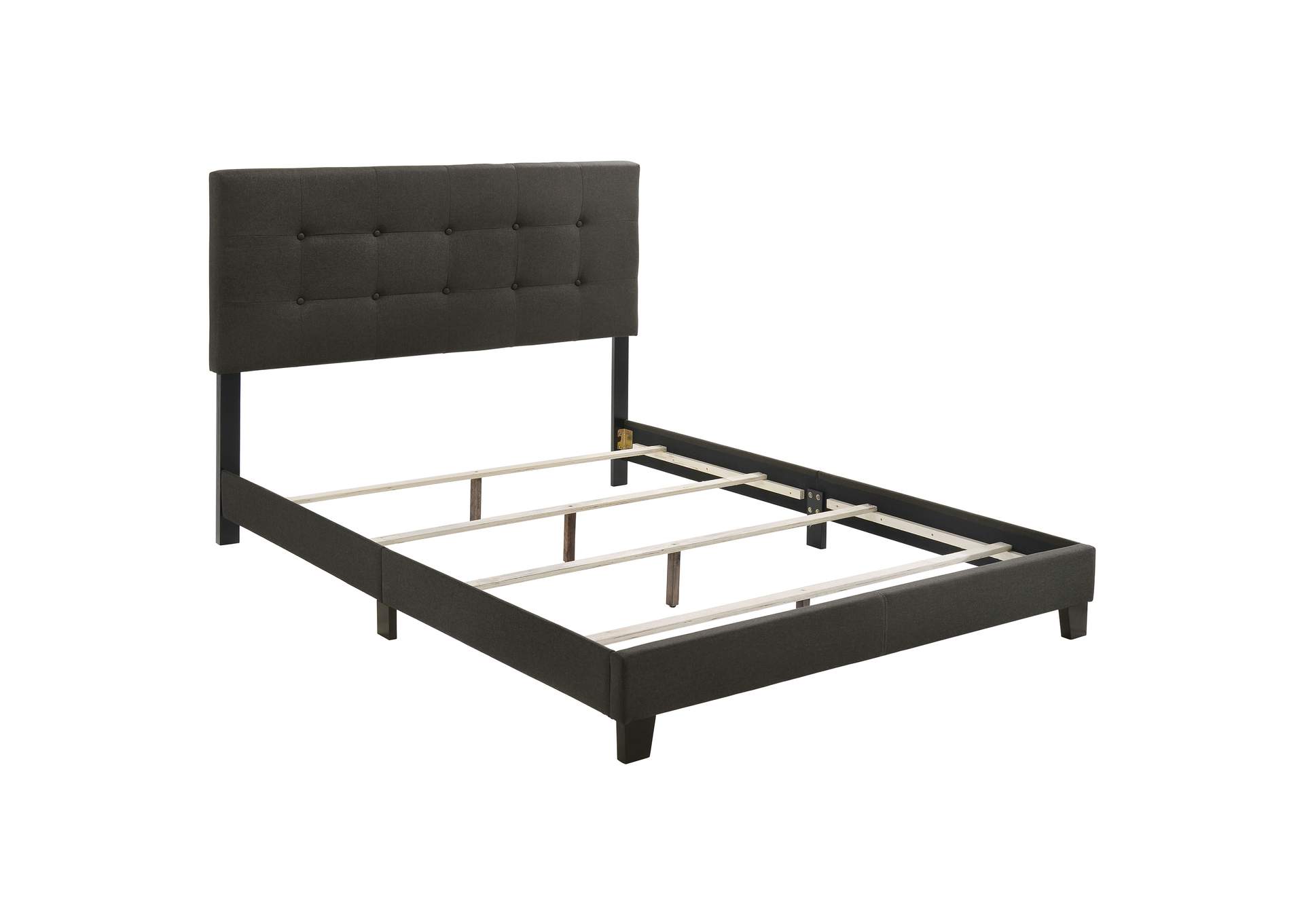 Mapes Upholstered Tufted Full Bed Charcoal,Coaster Furniture
